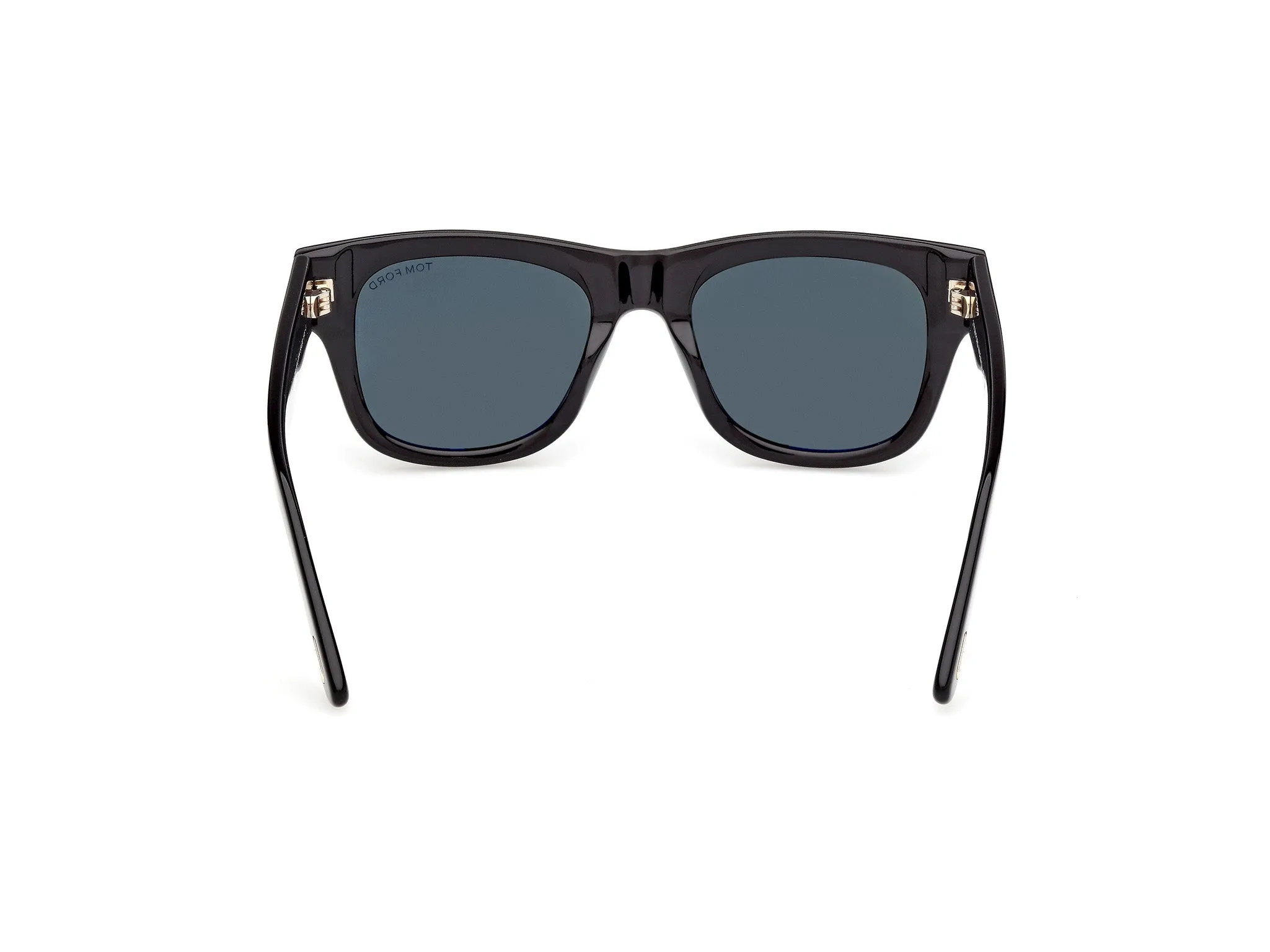TOM FORD FT1304 FINN-02 01N Occhiali da sole Acetato Nero Verde Squadrata Normale - immagine 4