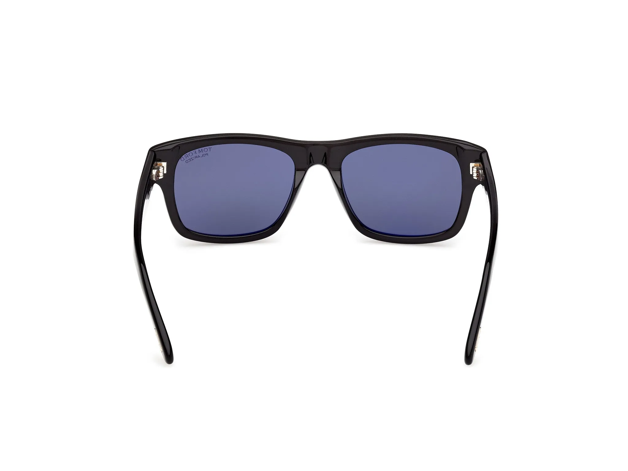 TOM FORD FT1303 SMITH-02 01D Occhiali da sole Acetato Nero Fumo Squadrata Polarizzata - immagine 4