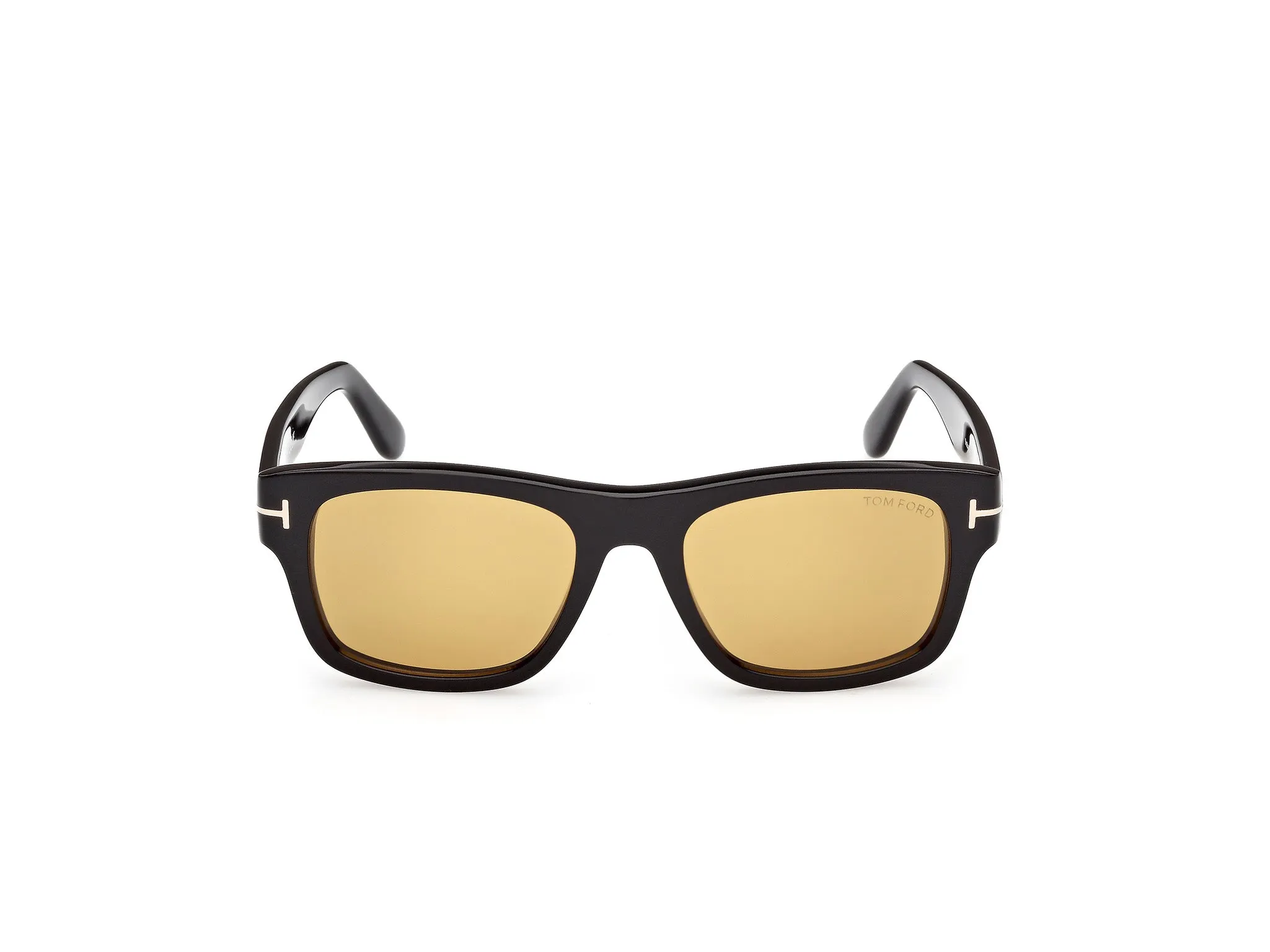 TOM FORD FT1303 SMITH-02 01E Occhiali da sole Acetato Nero Marrone Squadrata Normale - immagine 2