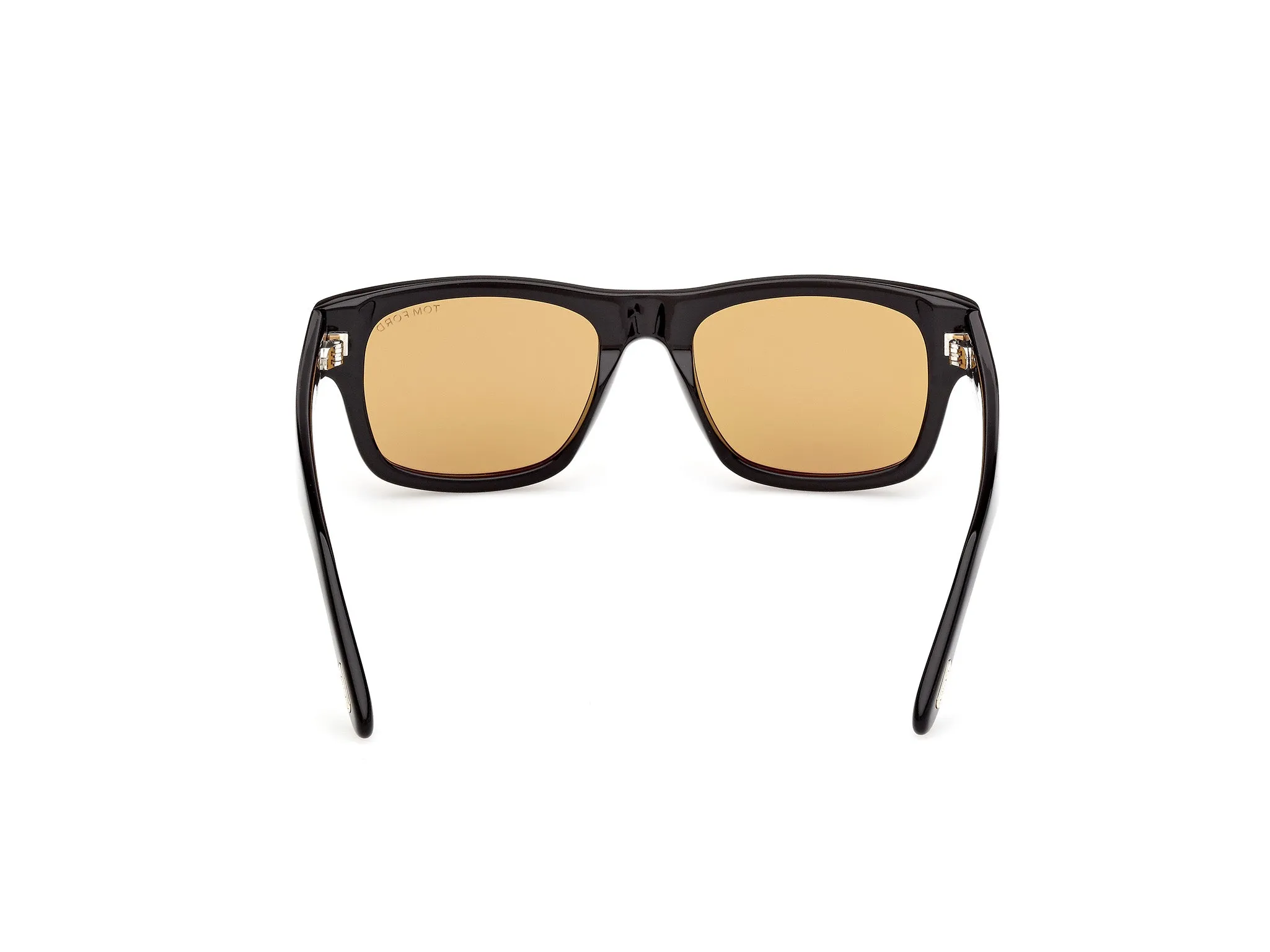 TOM FORD FT1303 SMITH-02 01E Occhiali da sole Acetato Nero Marrone Squadrata Normale - immagine 4