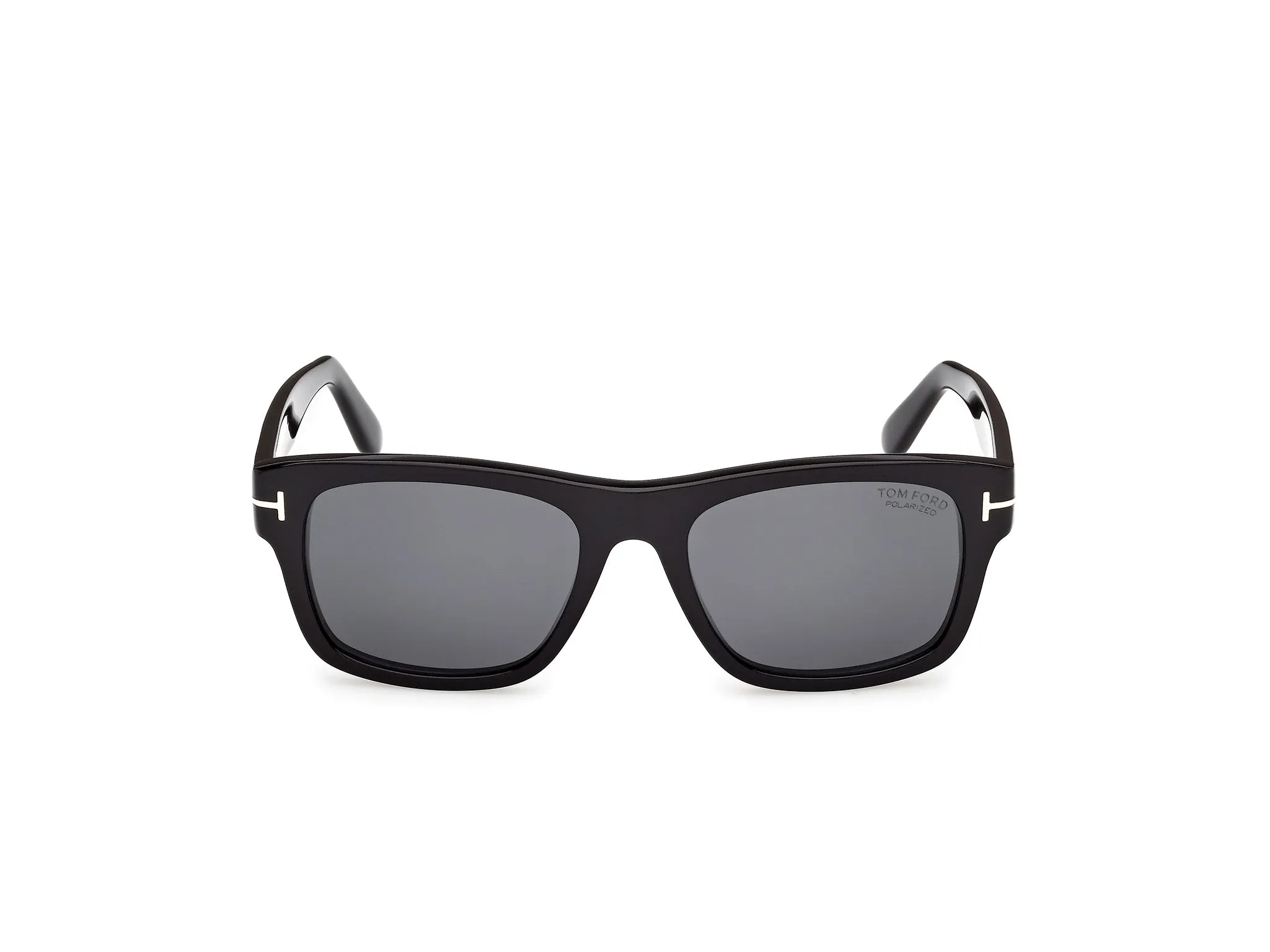 TOM FORD FT1303 SMITH-02 01D Occhiali da sole Acetato Nero Fumo Squadrata Polarizzata - immagine 2