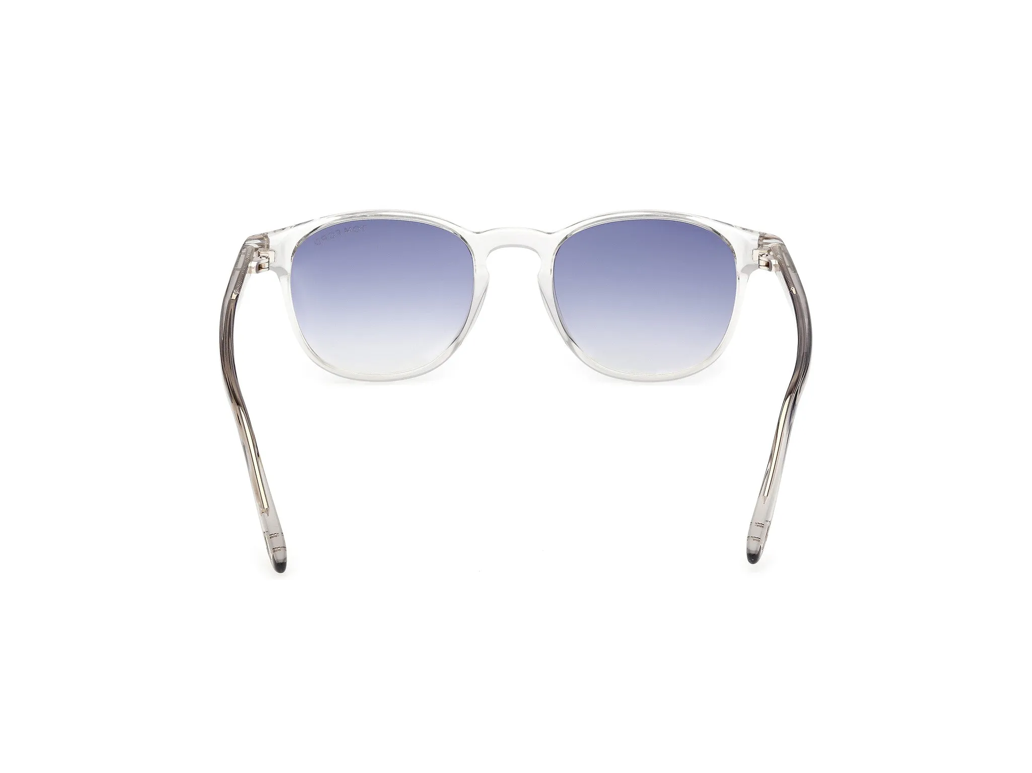 TOM FORD FT1302 HOLT-02 20W Occhiali da sole Acetato Grigio Blu Rotonda Normale - immagine 4
