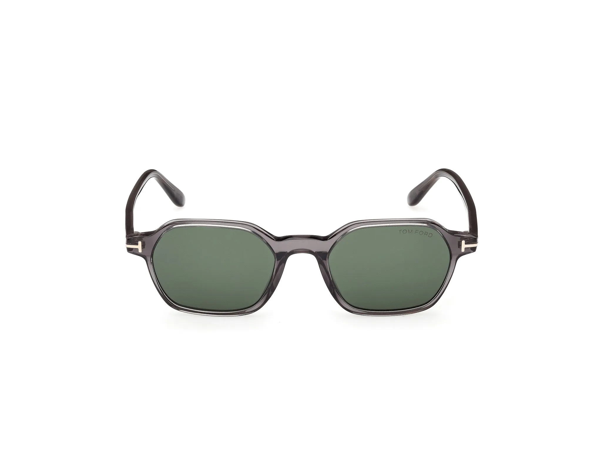 TOM FORD FT1301 JOEY-02 20N Occhiali da sole Acetato Grigio Verde Geometrica Normale - immagine 2