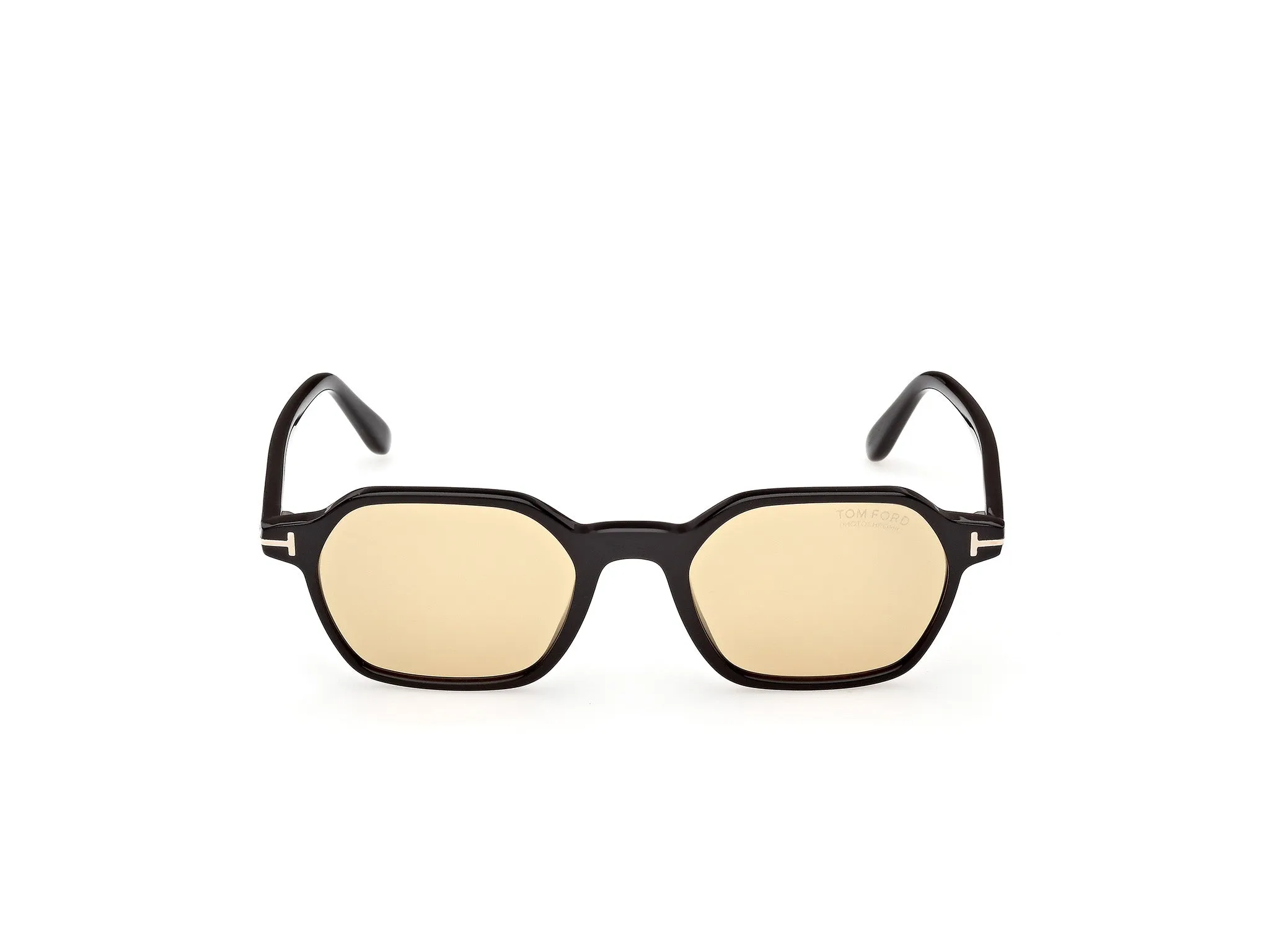 TOM FORD FT1301 JOEY-02 01E Occhiali da sole Acetato Nero Marrone Geometrica Fotocromatiche - immagine 2
