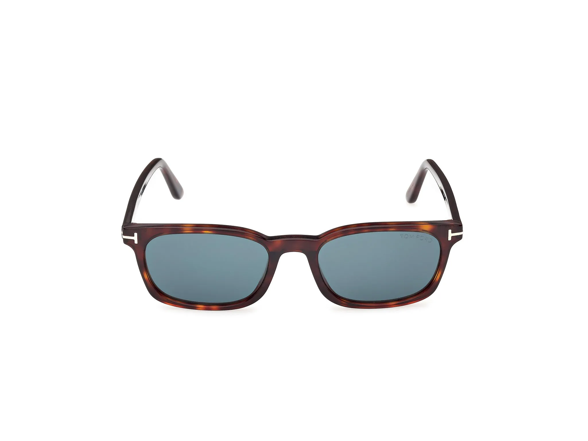 TOM FORD FT1300 MILES-02 54V Occhiali da sole Acetato Havana Blu Squadrata Normale - immagine 2