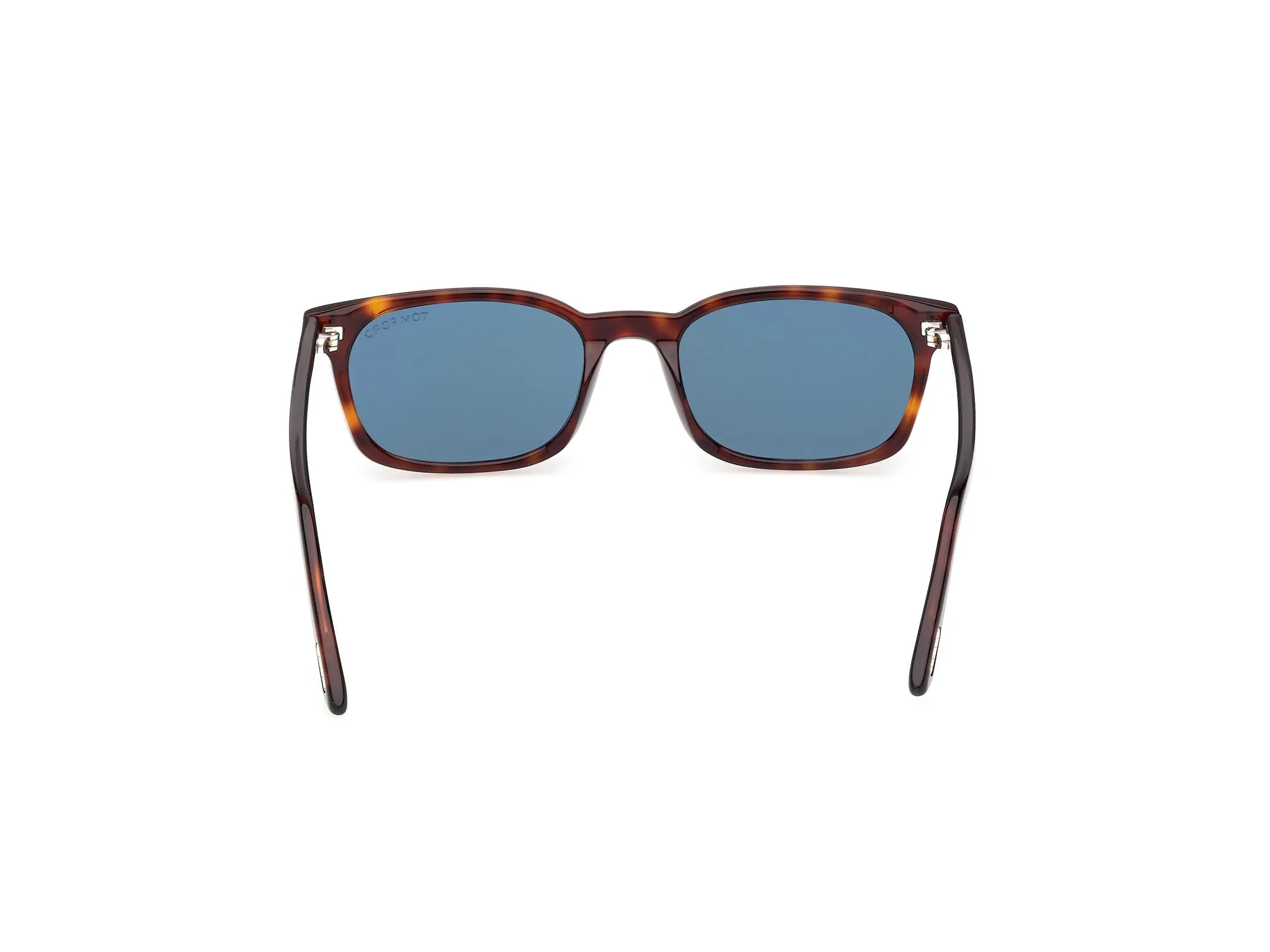 TOM FORD FT1300 MILES-02 54V Occhiali da sole Acetato Havana Blu Squadrata Normale - immagine 4