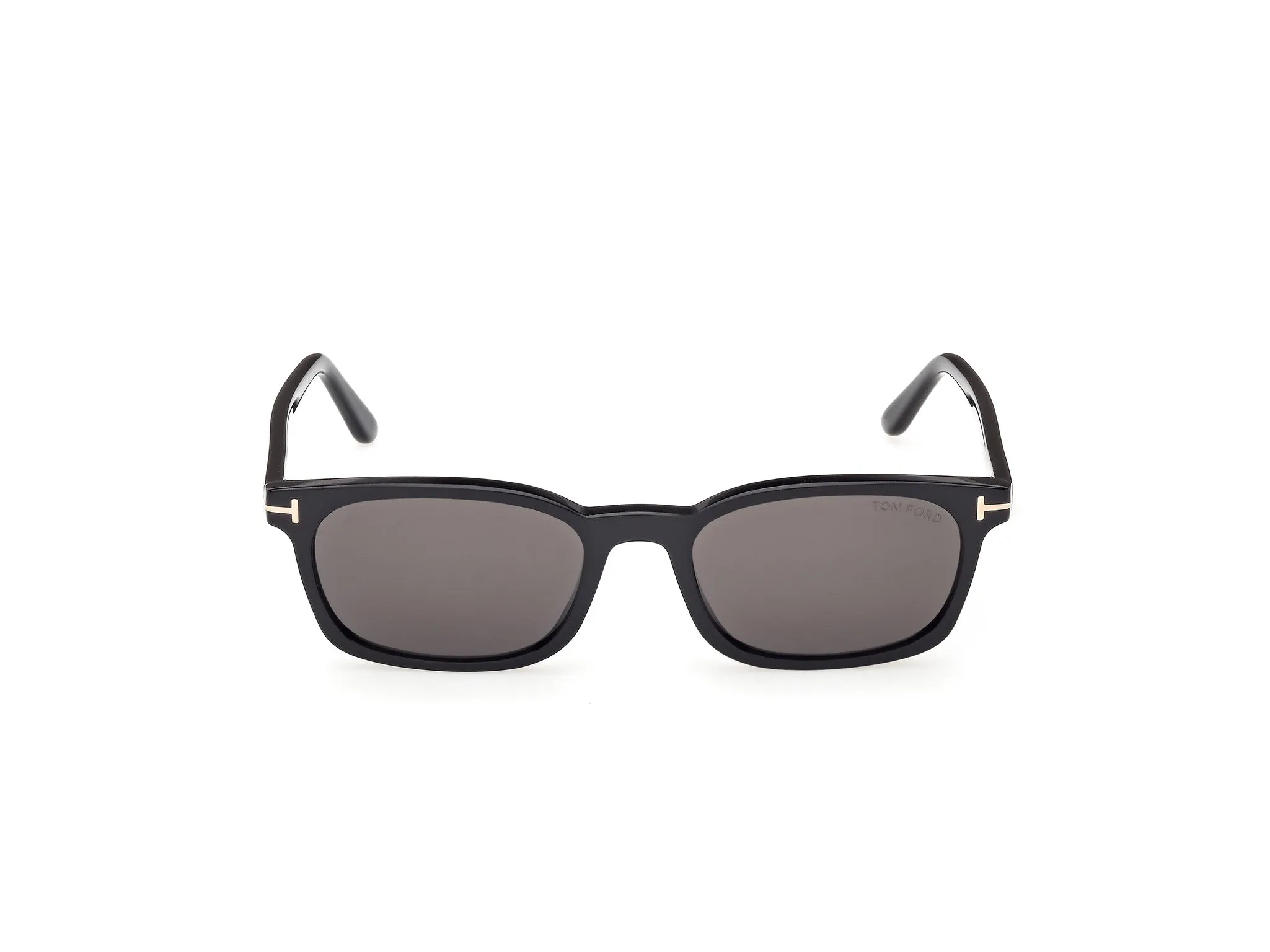 TOM FORD FT1300 MILES-02 01A Occhiali da sole Acetato Nero Fumo Squadrata Normale - immagine 2