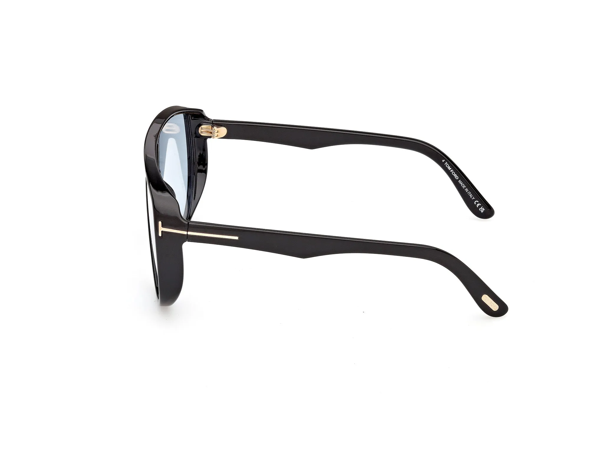 TOM FORD FT1182 ACHILLES 01V Occhiali da sole Iniettato Nero Blu Maschera Fotocromatiche - immagine 3