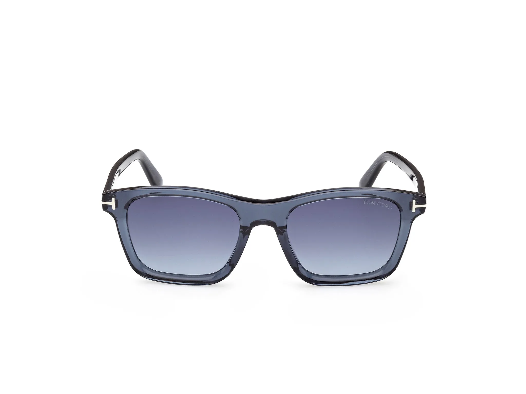 TOM FORD FT1179 BARRON 90W Occhiali da sole Acetato Blu Blu Squadrata Normale - immagine 2