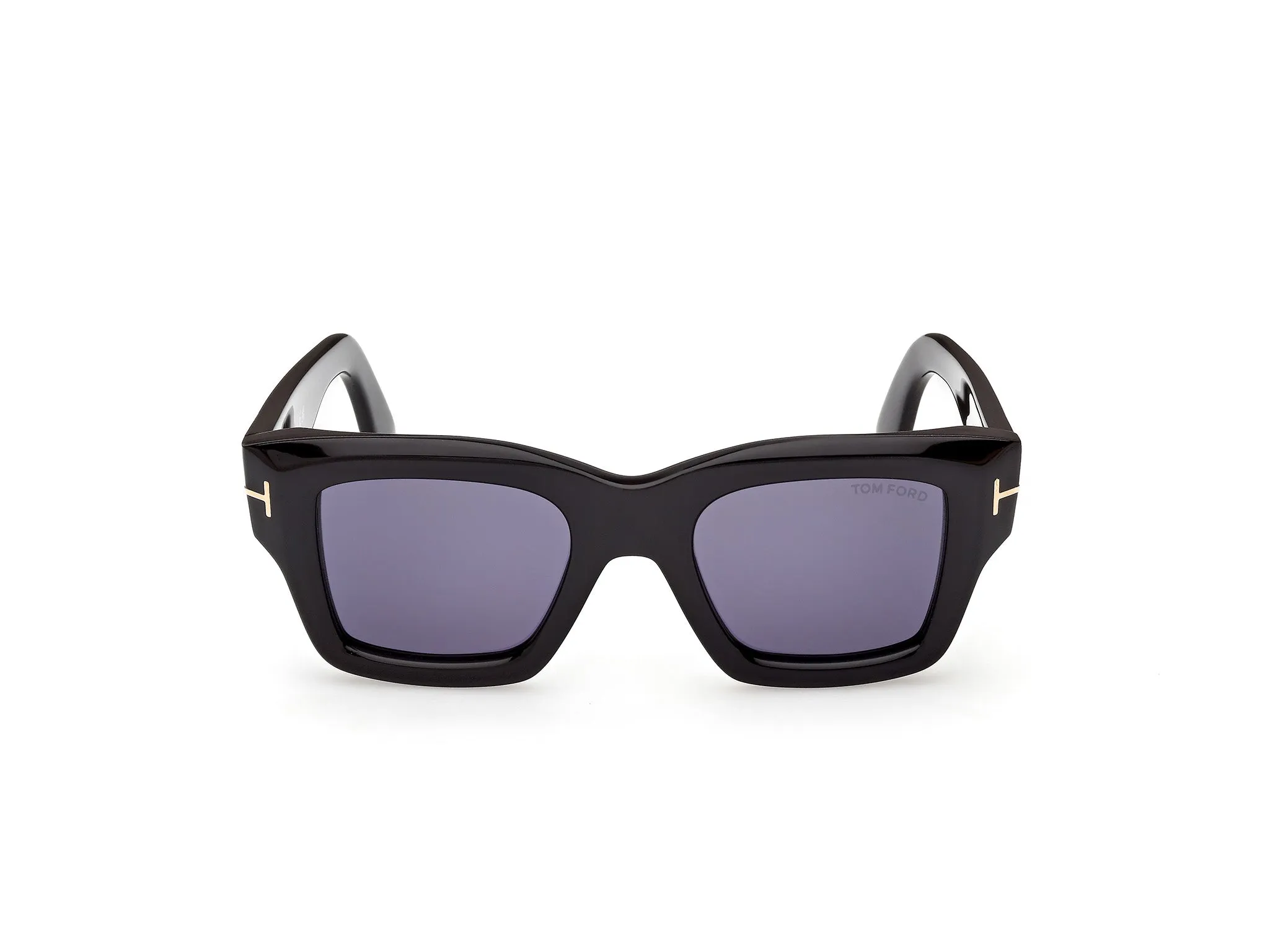 TOM FORD FT1154 ILIAS 01V Occhiali da sole Acetato Nero Blu Squadrata Normale - immagine 2