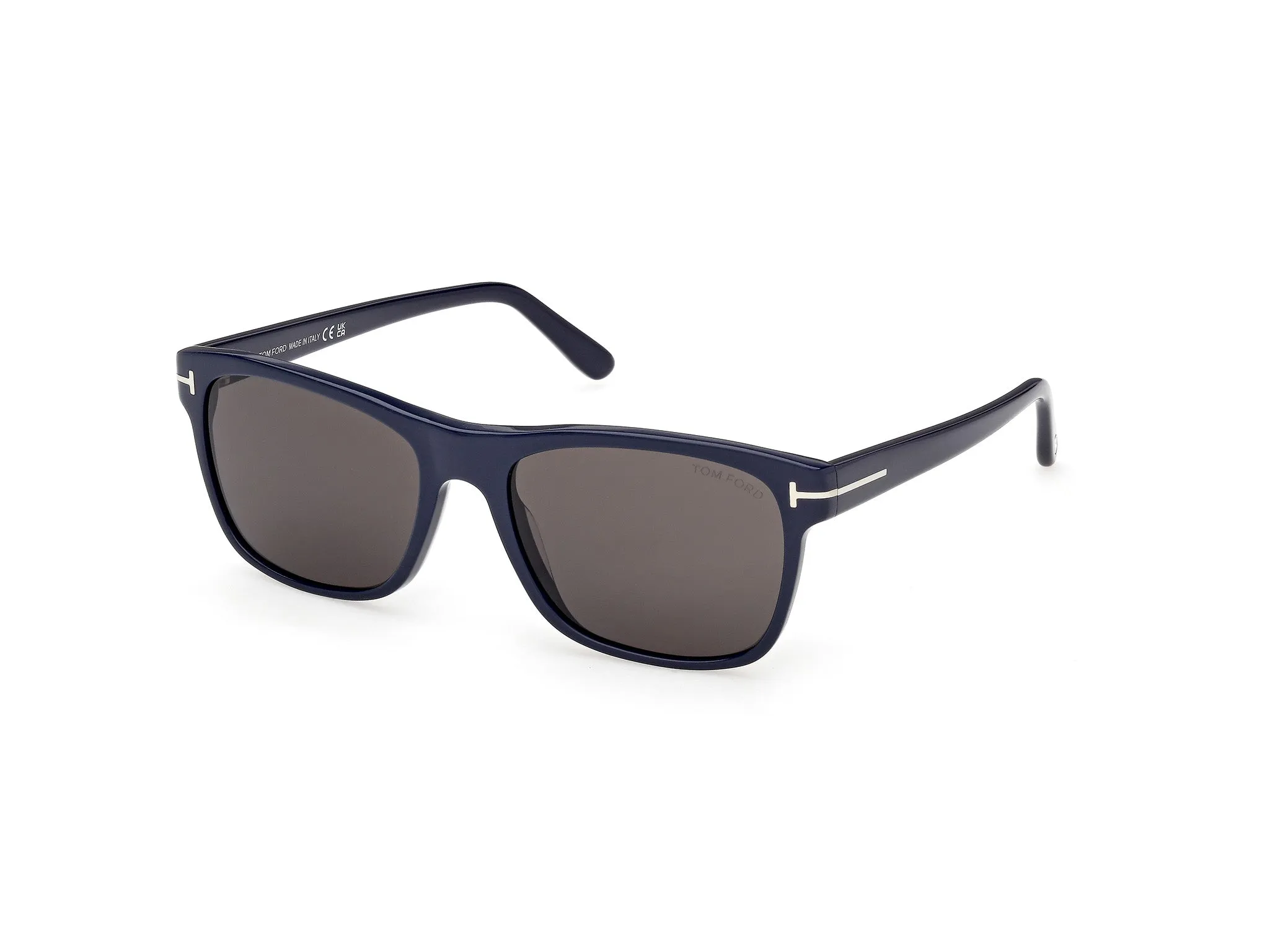 TOM FORD FT0698 GIULIO 90A Occhiali da sole Acetato Blu Fumo Geometrica Normale - immagine 1