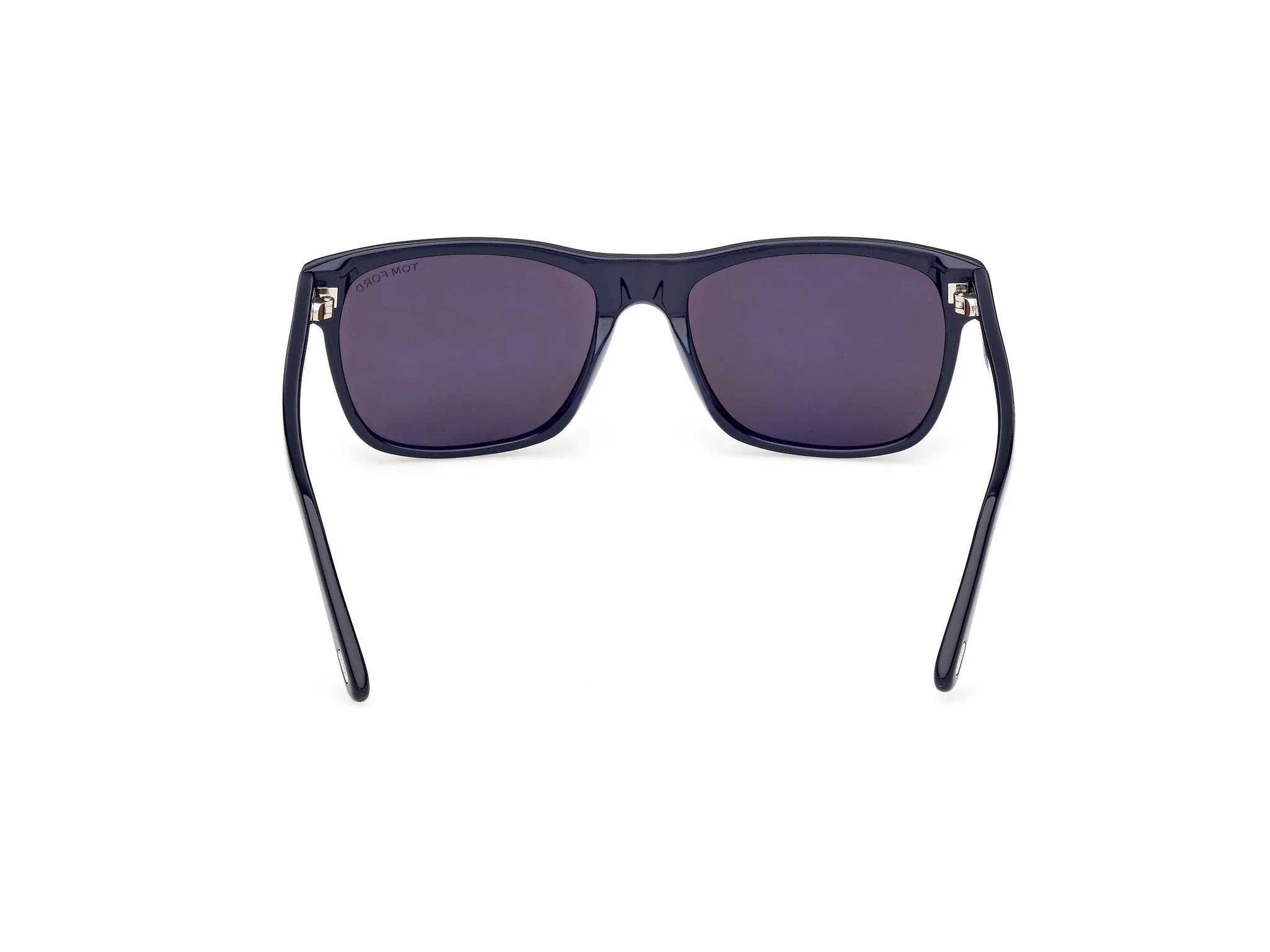 TOM FORD FT0698 GIULIO 90A Occhiali da sole Acetato Blu Fumo Geometrica Normale - immagine 4