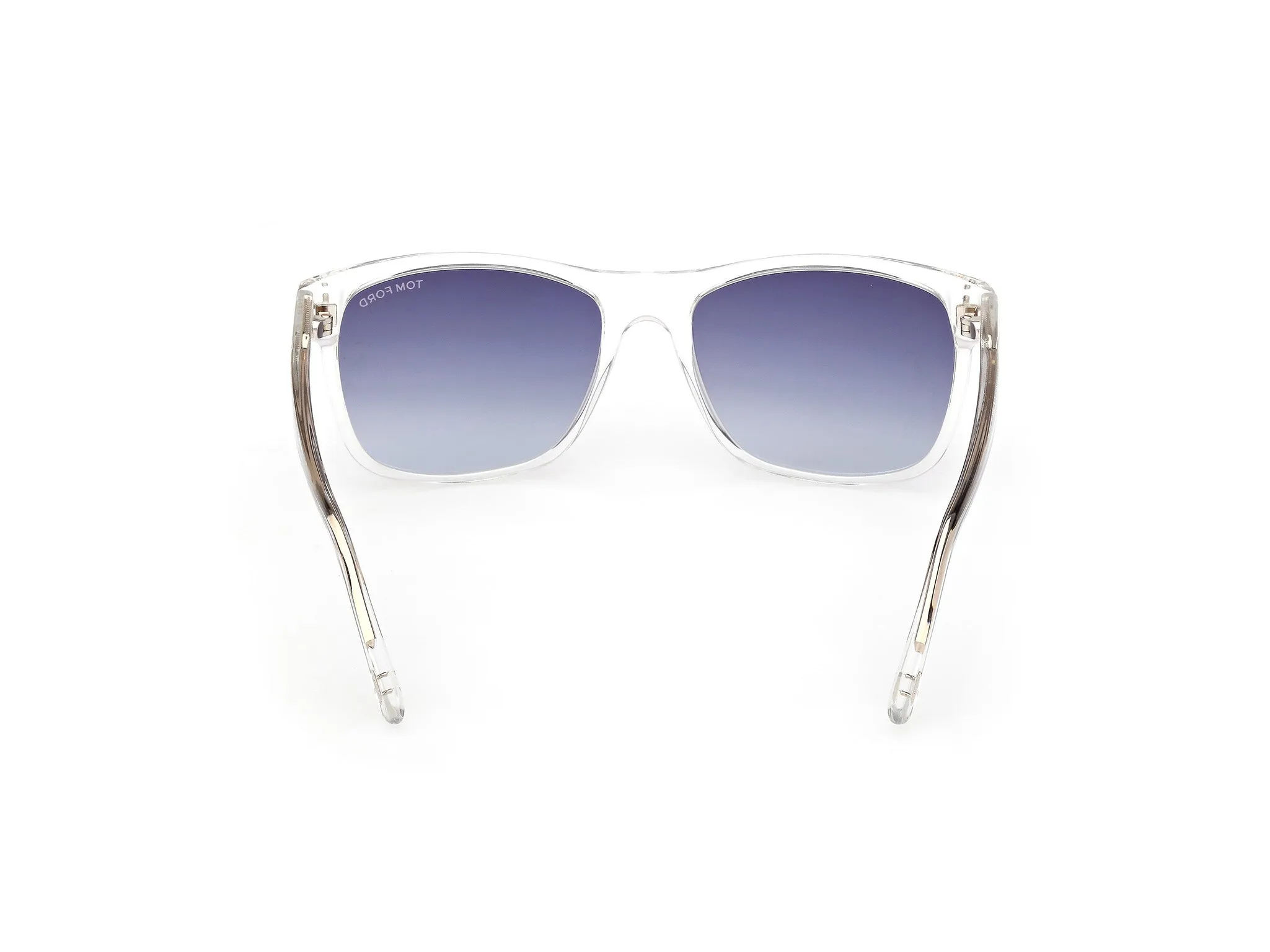 TOM FORD FT0698 GIULIO 26W Occhiali da sole Acetato Trasparente Blu Geometrica Normale - immagine 4