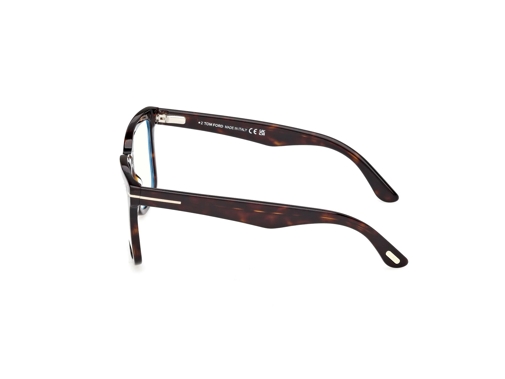 TOM FORD FT6069-B 052 Montature da vista Acetato Havana Marrone Squadrata Normale - immagine 3