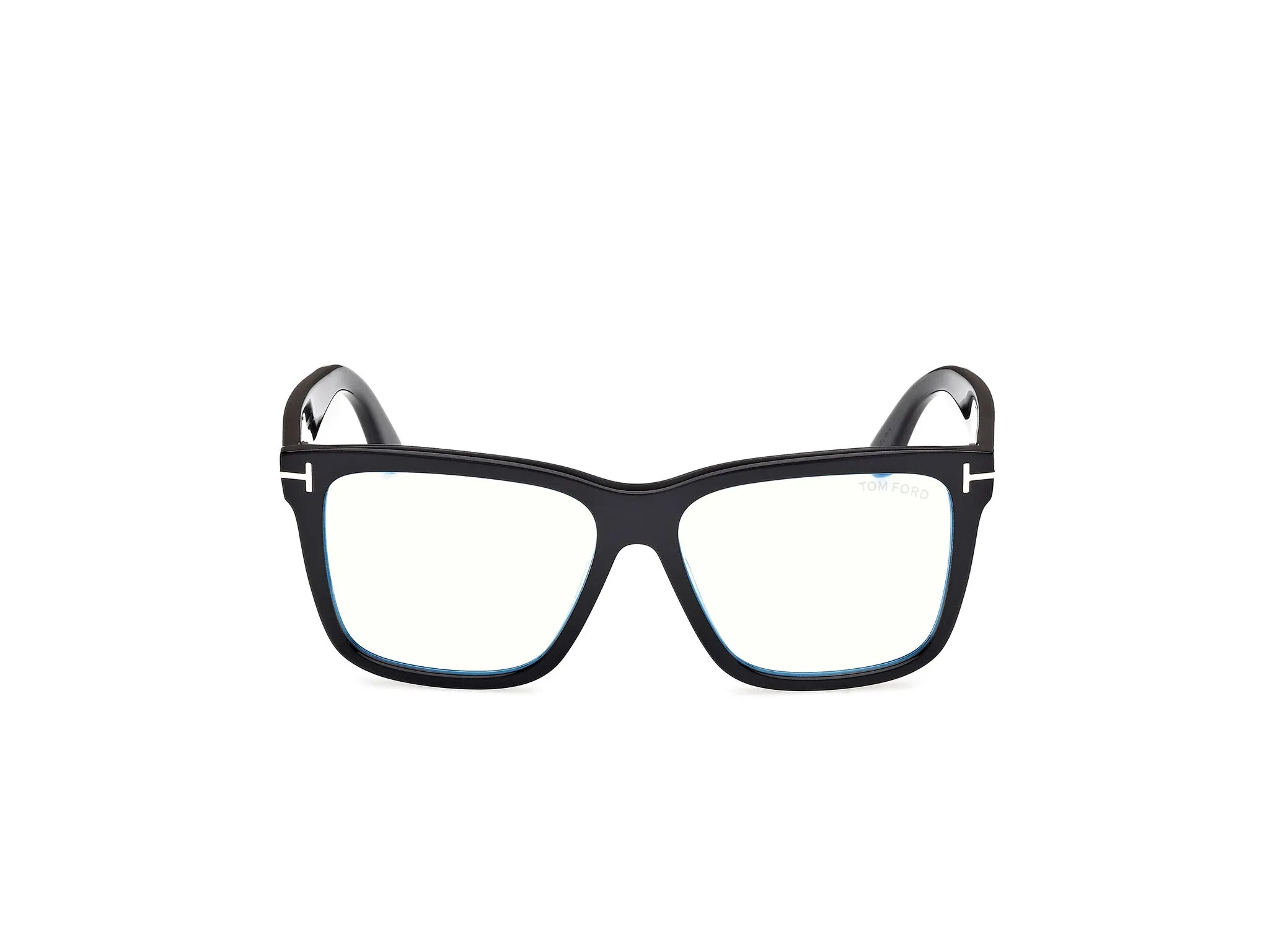 TOM FORD FT6069-B 001 Montature da vista Acetato Nero Fumo Squadrata Normale - immagine 2
