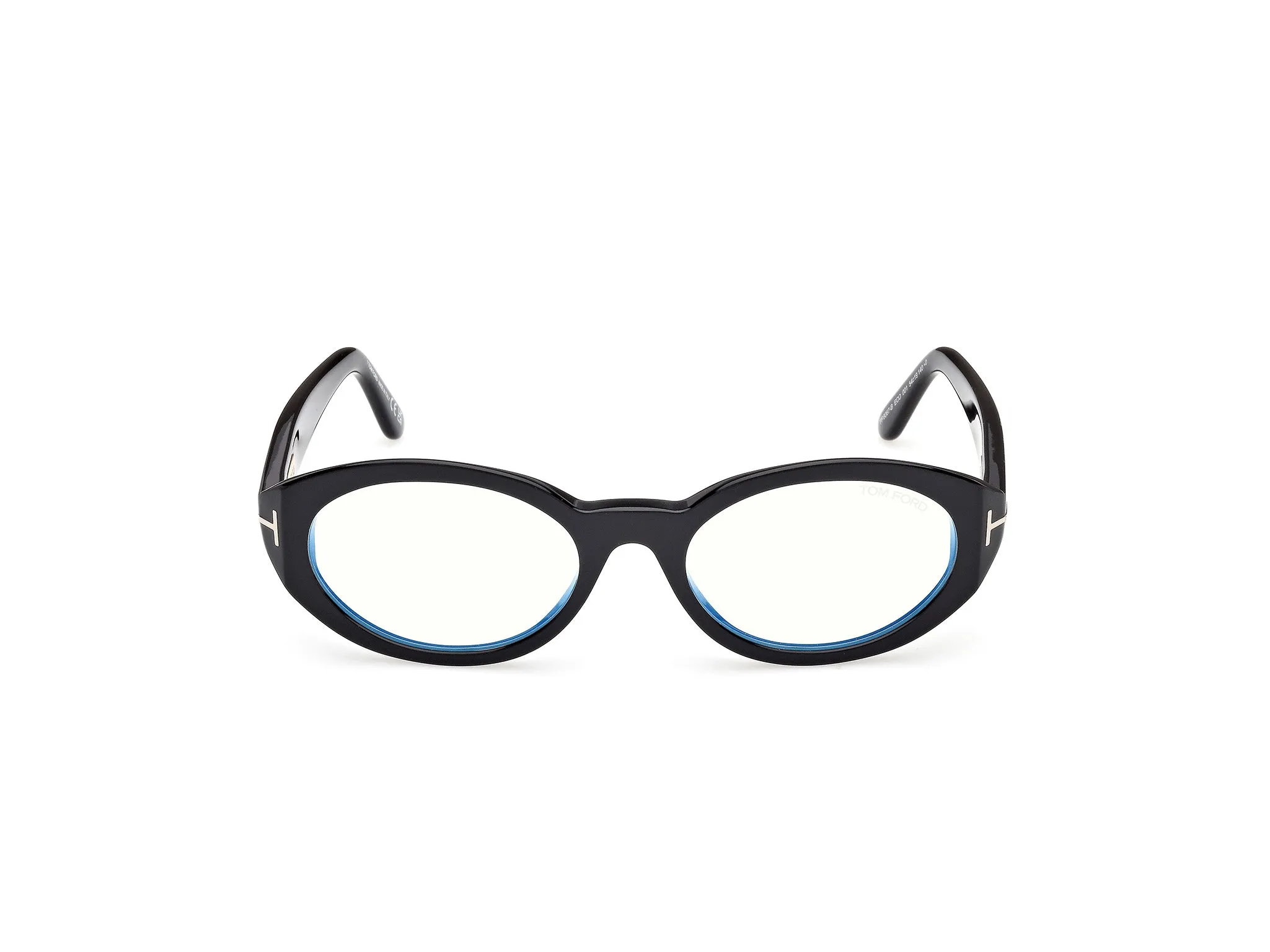 TOM FORD FT6067-B 001 Montature da vista Acetato Nero Rotonda Normale - immagine 2