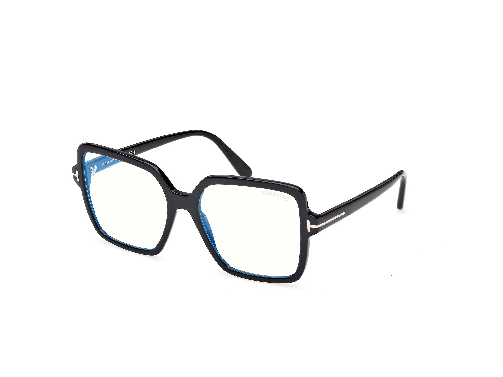 TOM FORD FT6063-B 001 Montature da vista Acetato Nero Squadrata Normale - immagine 1
