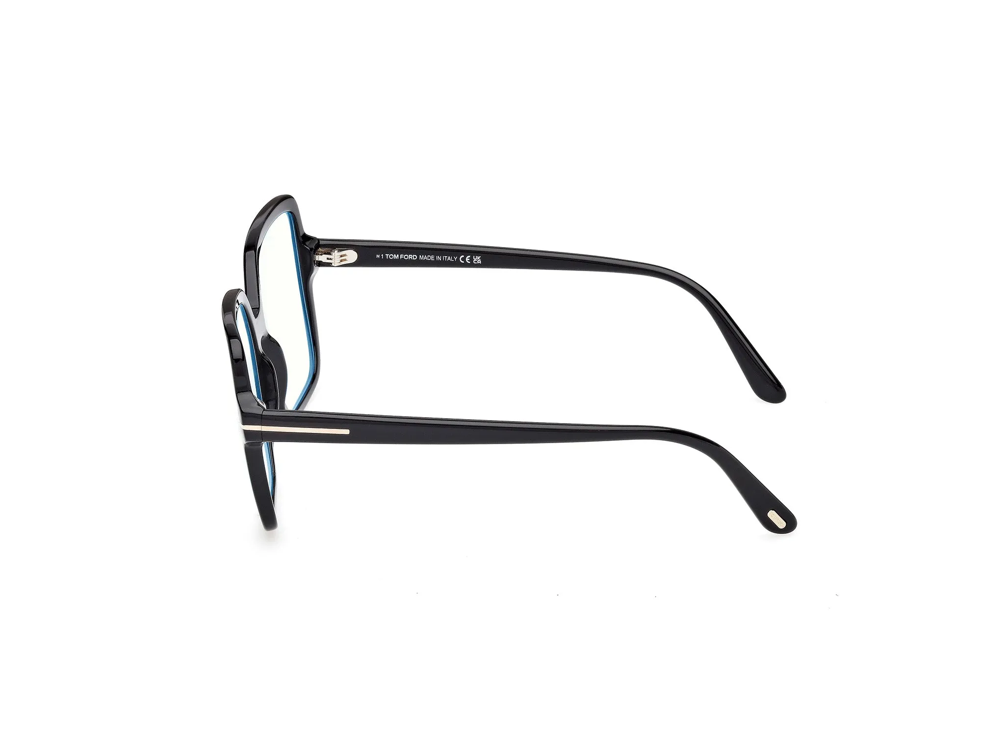 TOM FORD FT6063-B 001 Montature da vista Acetato Nero Squadrata Normale - immagine 3
