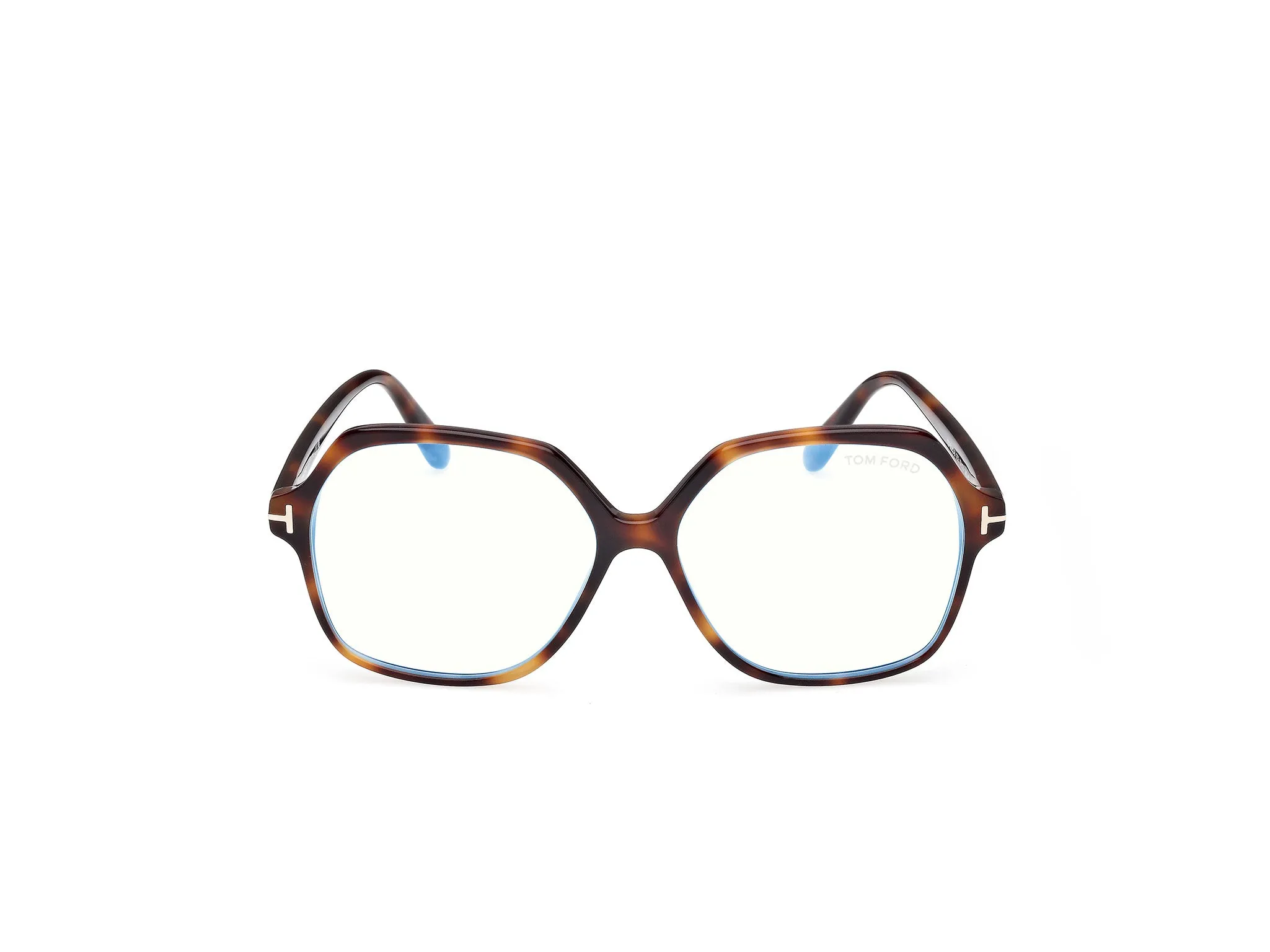 TOM FORD FT6062-B 053 Montature da vista Acetato Havana Geometrica Normale - immagine 2