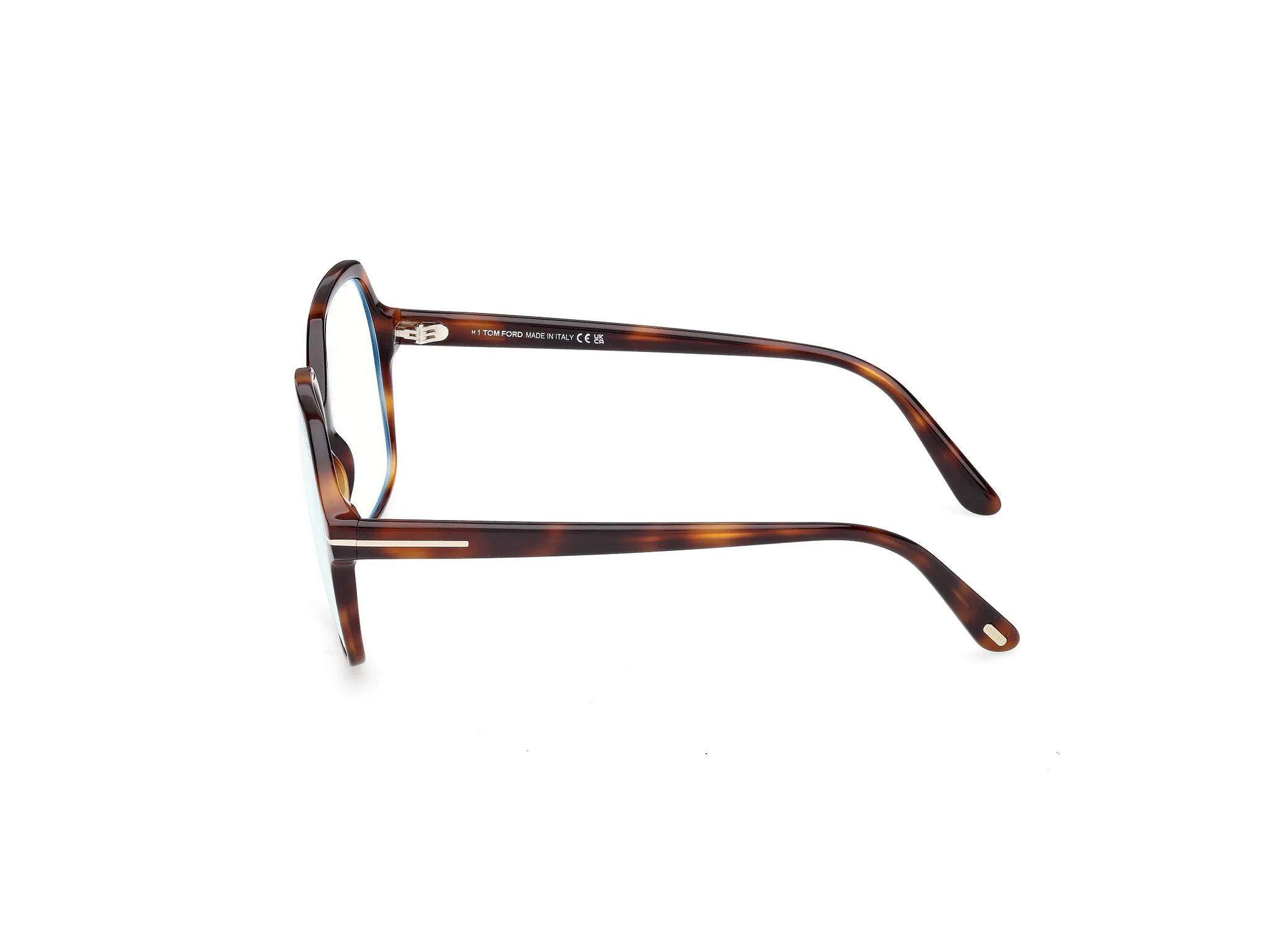 TOM FORD FT6062-B 053 Montature da vista Acetato Havana Geometrica Normale - immagine 3