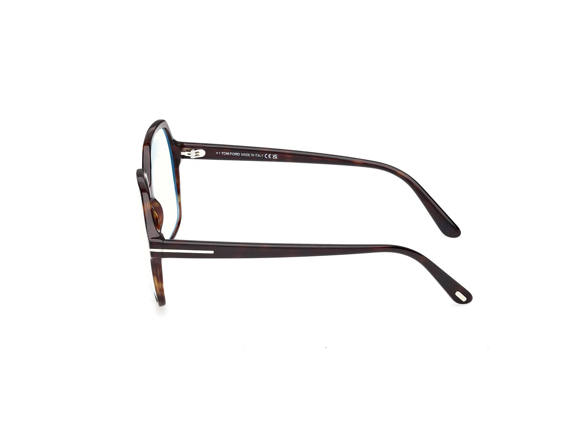 TOM FORD FT6062-B 052 Montature da vista Acetato Havana Geometrica Normale - immagine 3