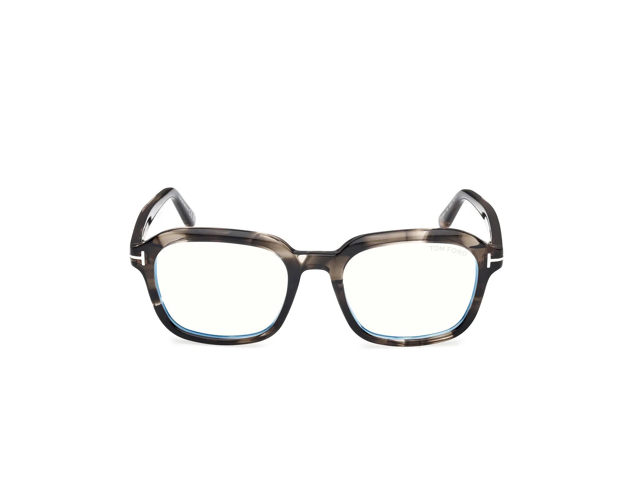 TOM FORD FT6060-B 056 Montature da vista Acetato Havana Squadrata Normale - immagine 2