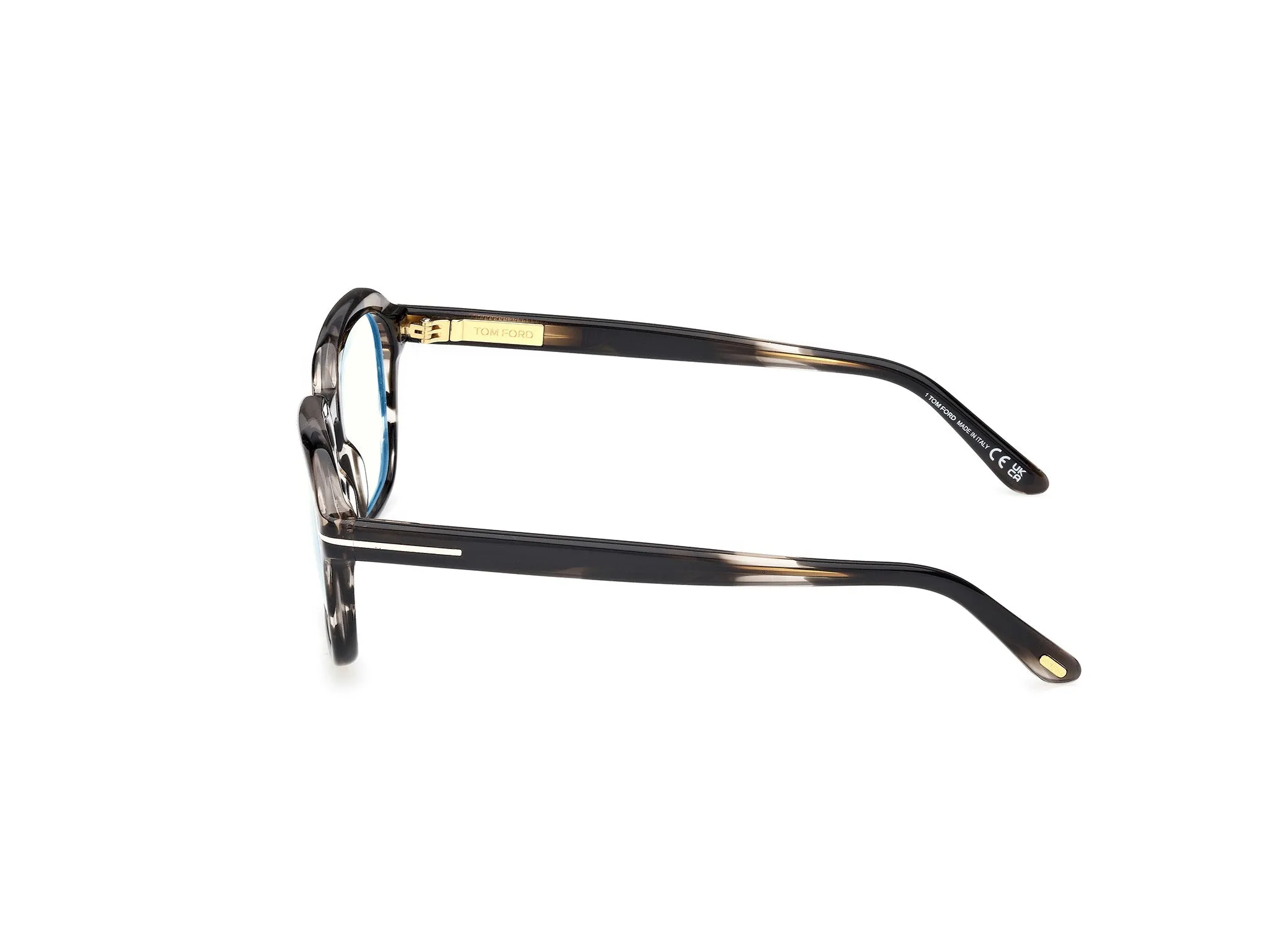 TOM FORD FT6060-B 056 Montature da vista Acetato Havana Squadrata Normale - immagine 3