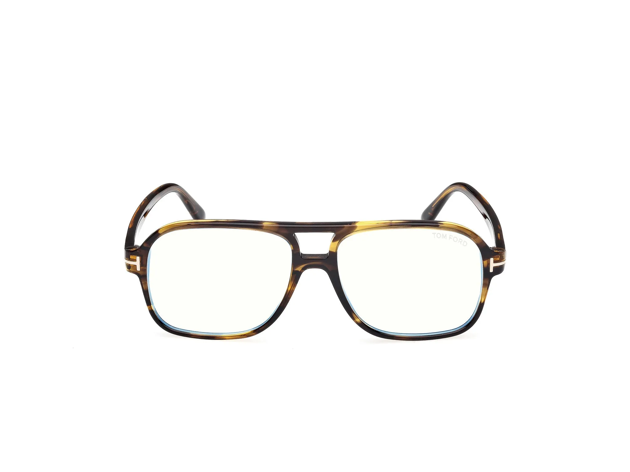 TOM FORD FT6058-B 056 Montature da vista Acetato Havana Squadrata Normale - immagine 2