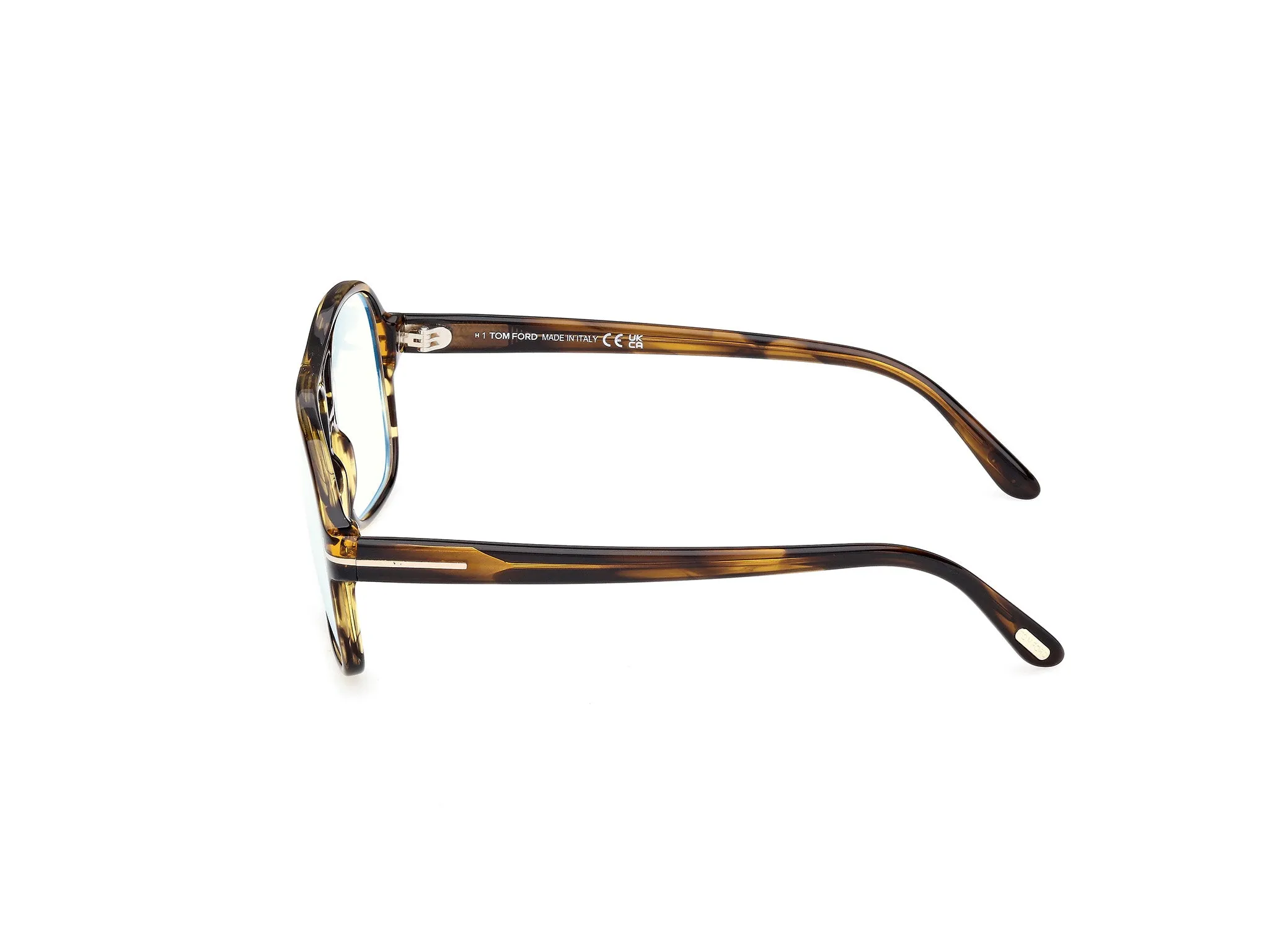 TOM FORD FT6058-B 056 Montature da vista Acetato Havana Squadrata Normale - immagine 3