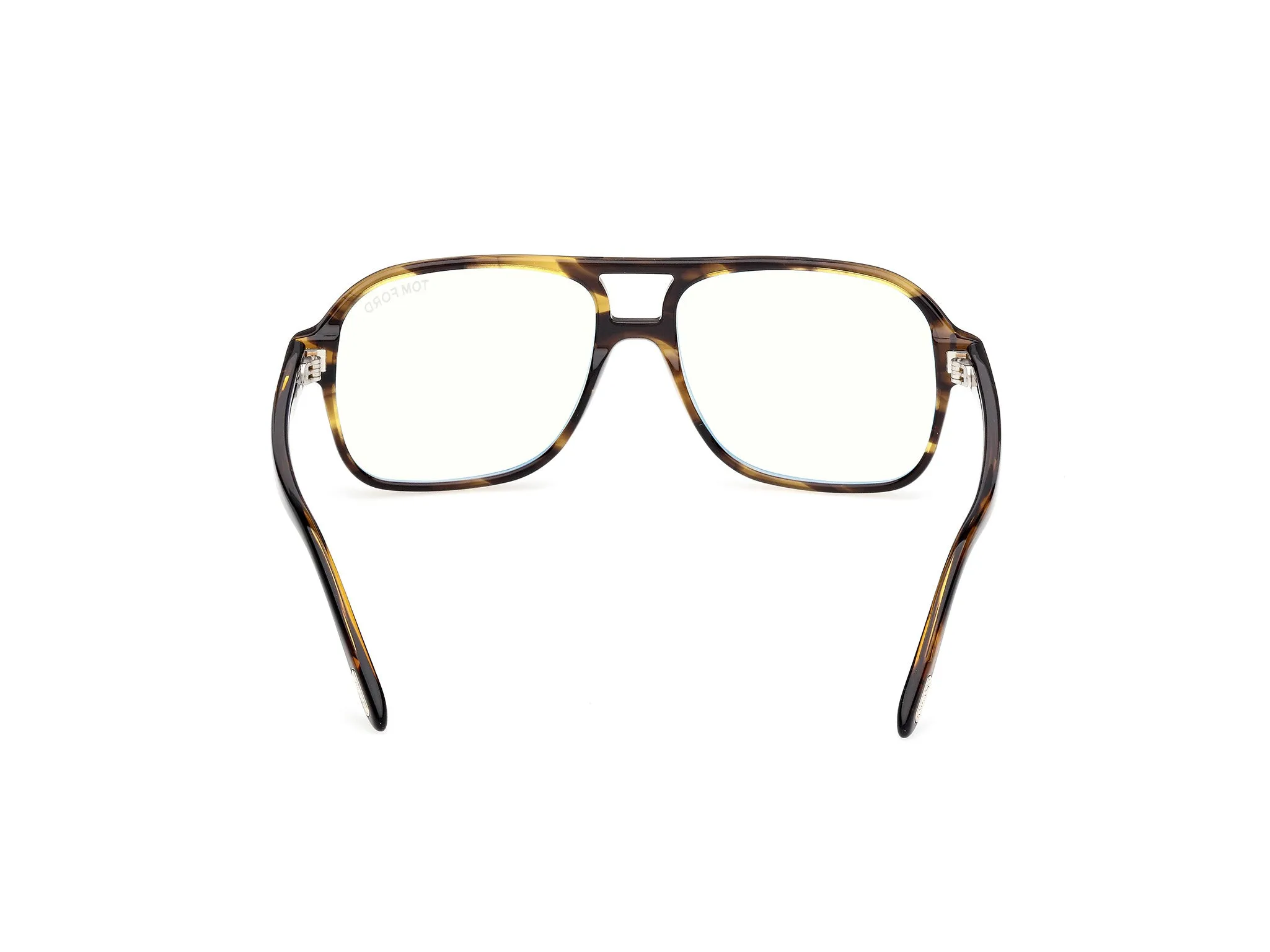 TOM FORD FT6058-B 056 Montature da vista Acetato Havana Squadrata Normale - immagine 4