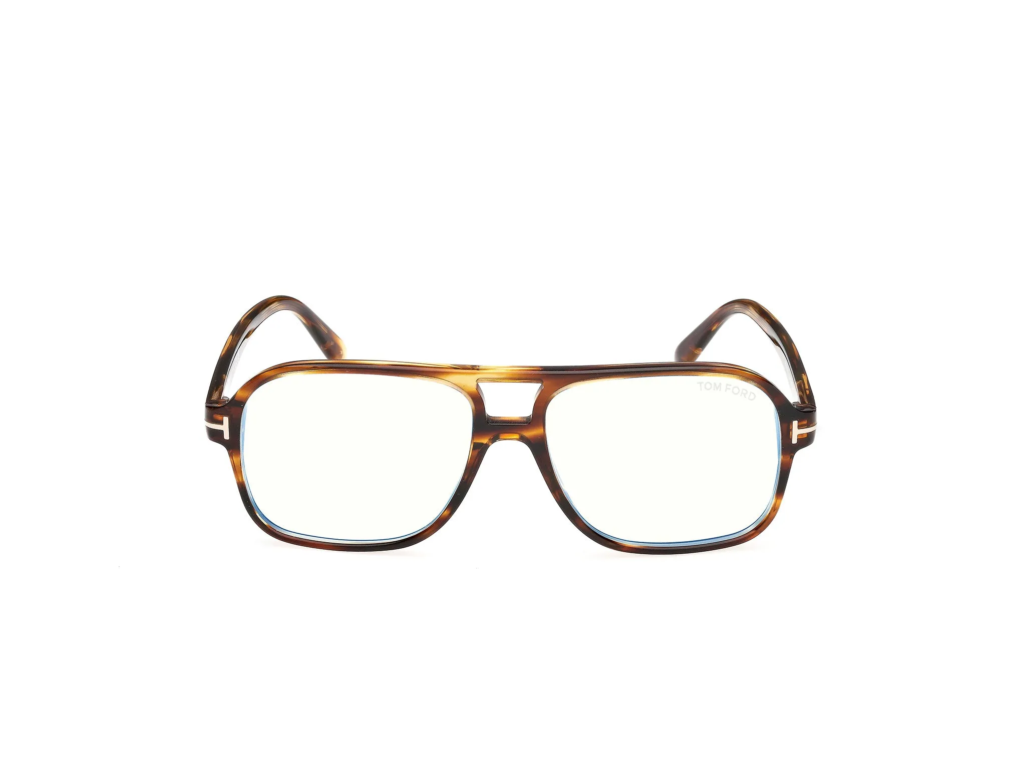 TOM FORD FT6058-B 055 Montature da vista Acetato Havana Squadrata Normale - immagine 2