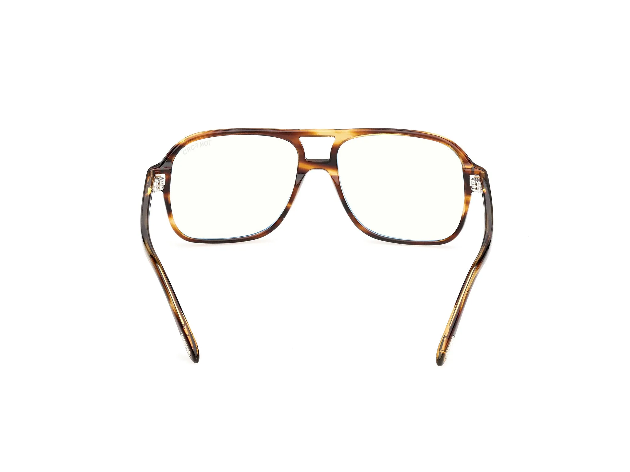 TOM FORD FT6058-B 055 Montature da vista Acetato Havana Squadrata Normale - immagine 4