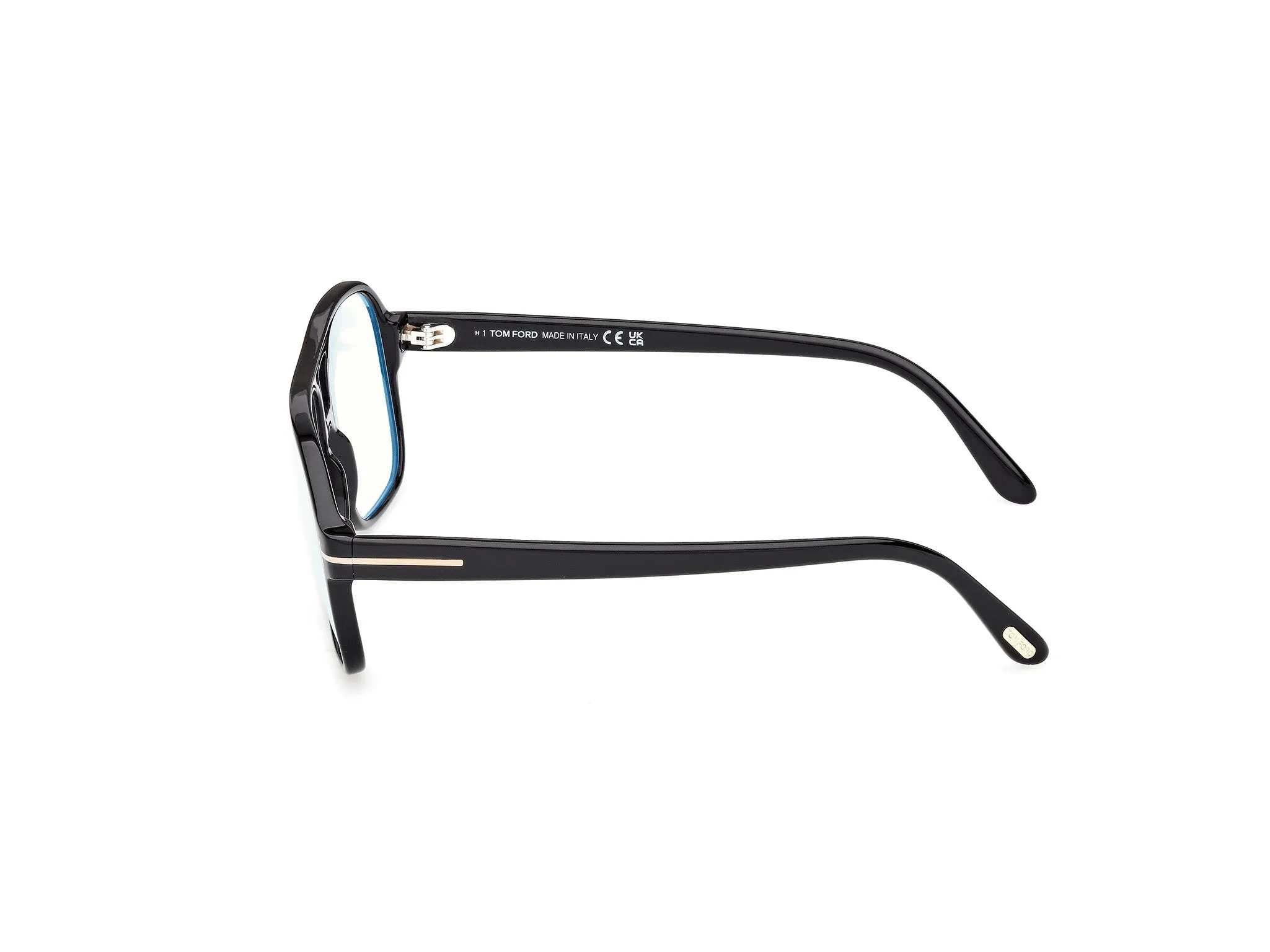 TOM FORD FT6058-B 001 Montature da vista Acetato Nero Squadrata Normale - immagine 3