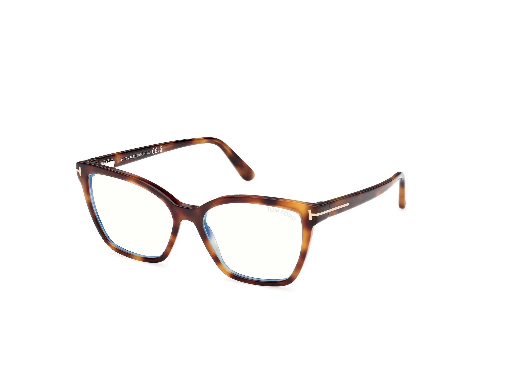 TOM FORD FT5812-B 053 Montature da vista Acetato Havana Farfalla Normale - immagine 1