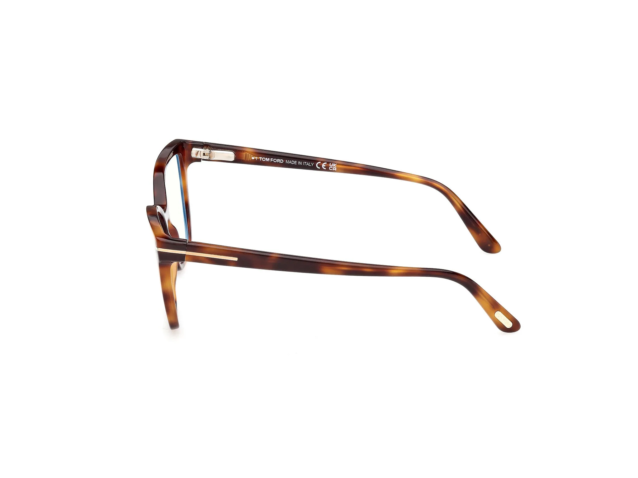 TOM FORD FT5812-B 053 Montature da vista Acetato Havana Farfalla Normale - immagine 3