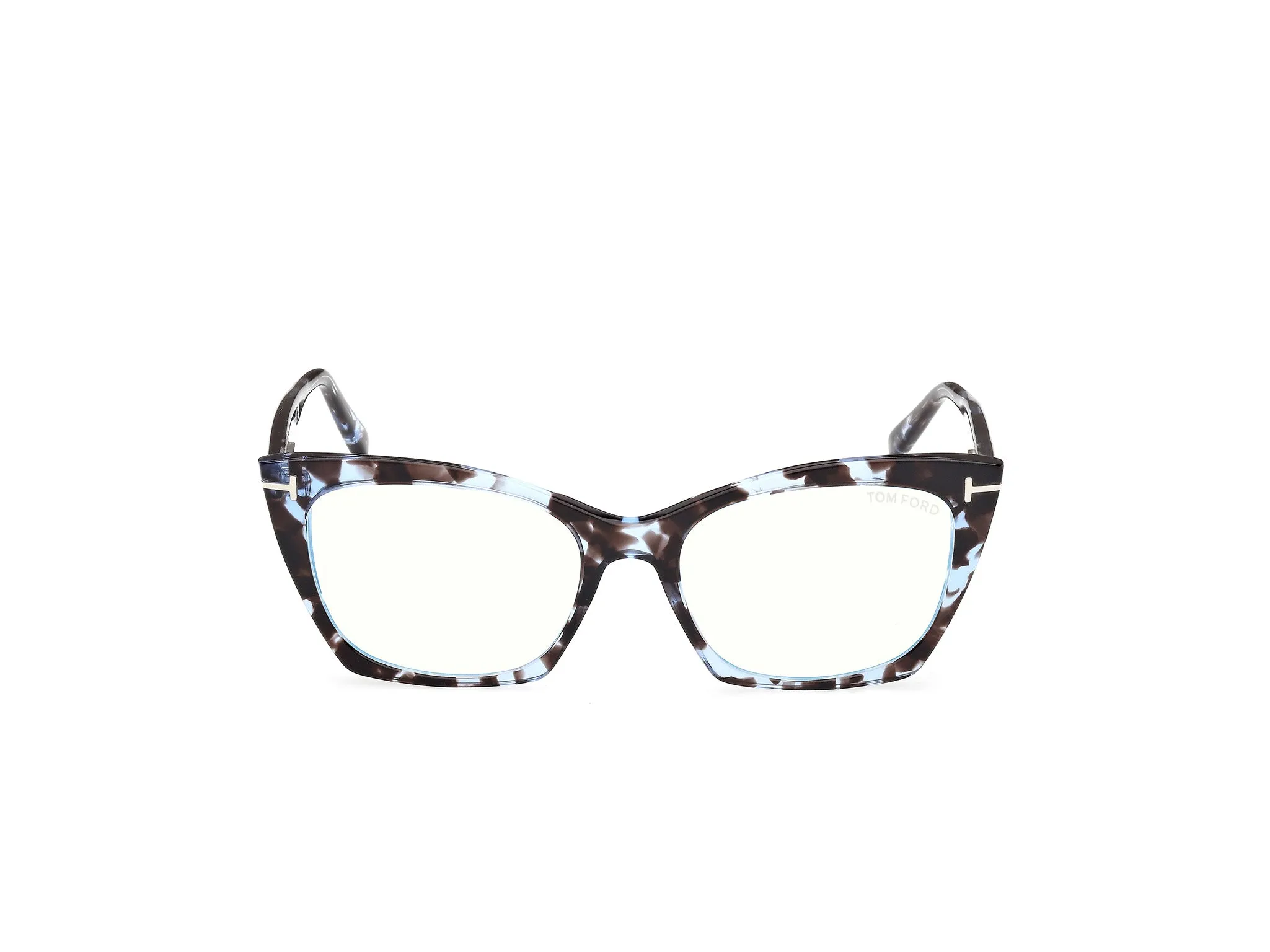 TOM FORD FT5709-B 56A Montature da vista Acetato Havana Cat Eye Normale - immagine 2