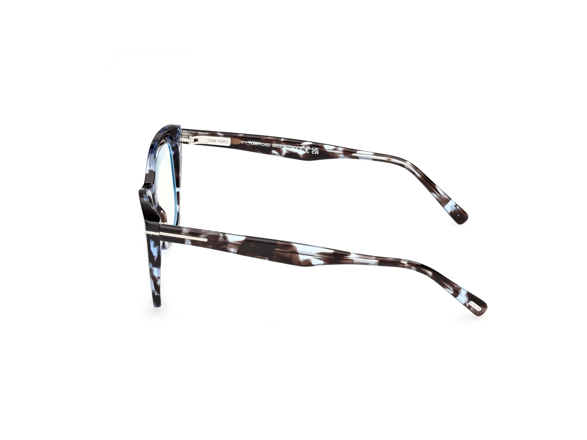 TOM FORD FT5709-B 56A Montature da vista Acetato Havana Cat Eye Normale - immagine 3
