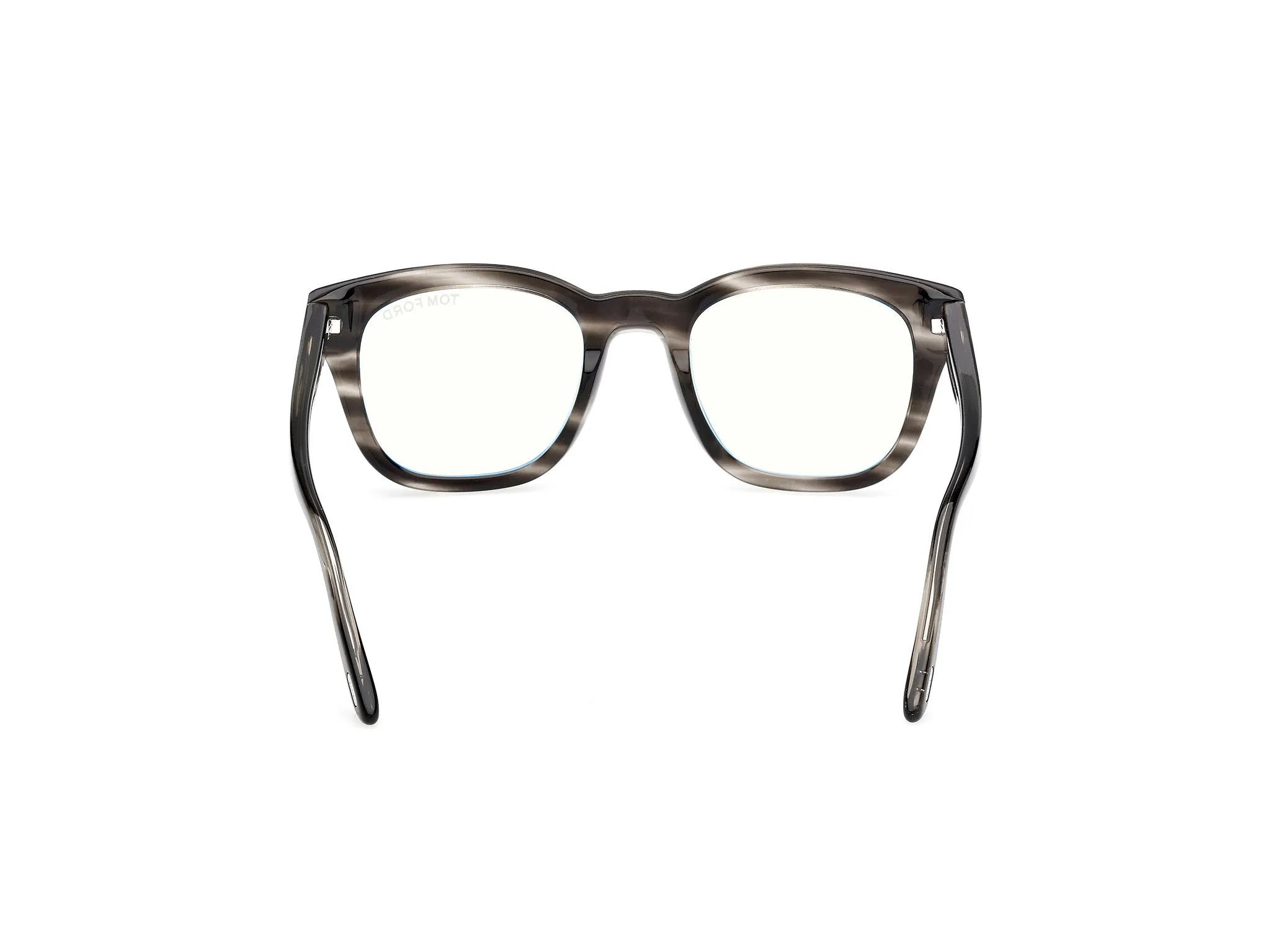 TOM FORD FT5542-B 56A Montature da vista Acetato Havana Rotonda Normale - immagine 4