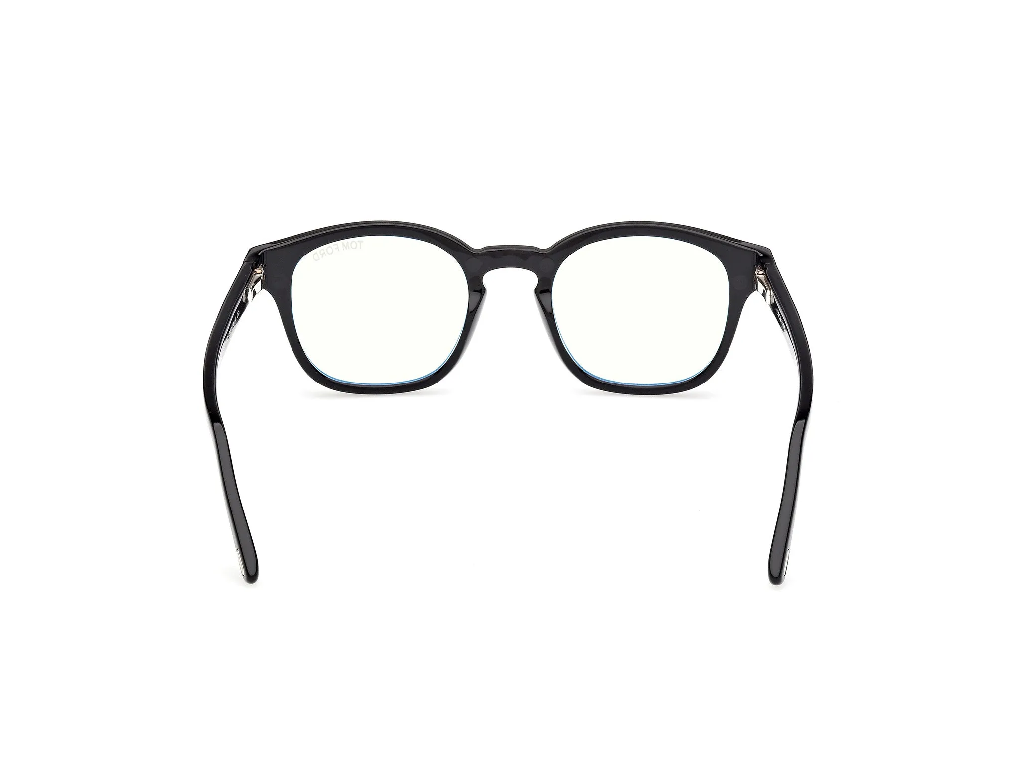 TOM FORD FT5532-B 01D Montature da vista Acetato Nero Fumo Rotonda Polarizzata - immagine 4