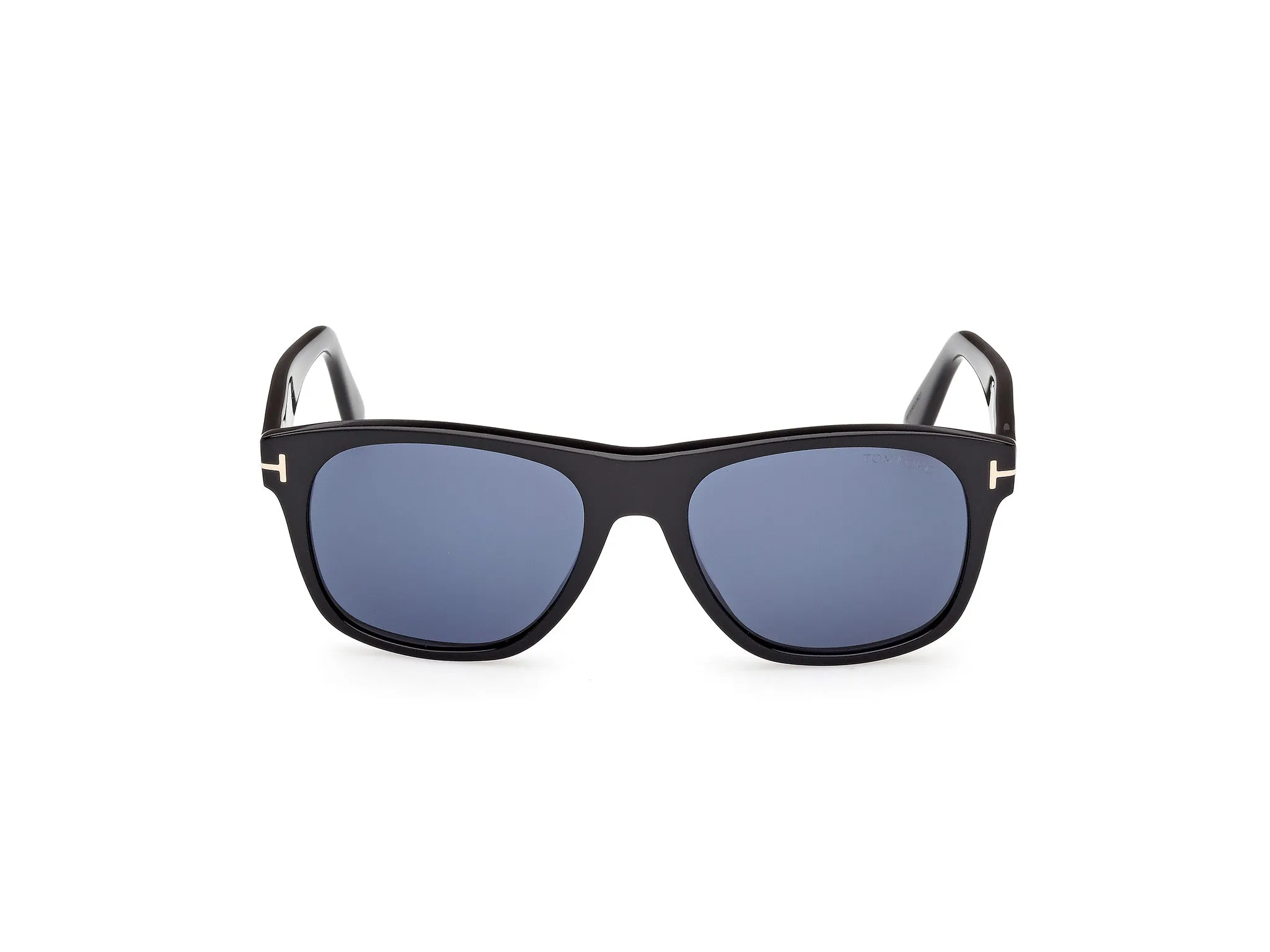 TOM FORD FT1284 MARLON-02 01V Occhiali da sole Acetato Nero Blu Squadrata Normale - immagine 2