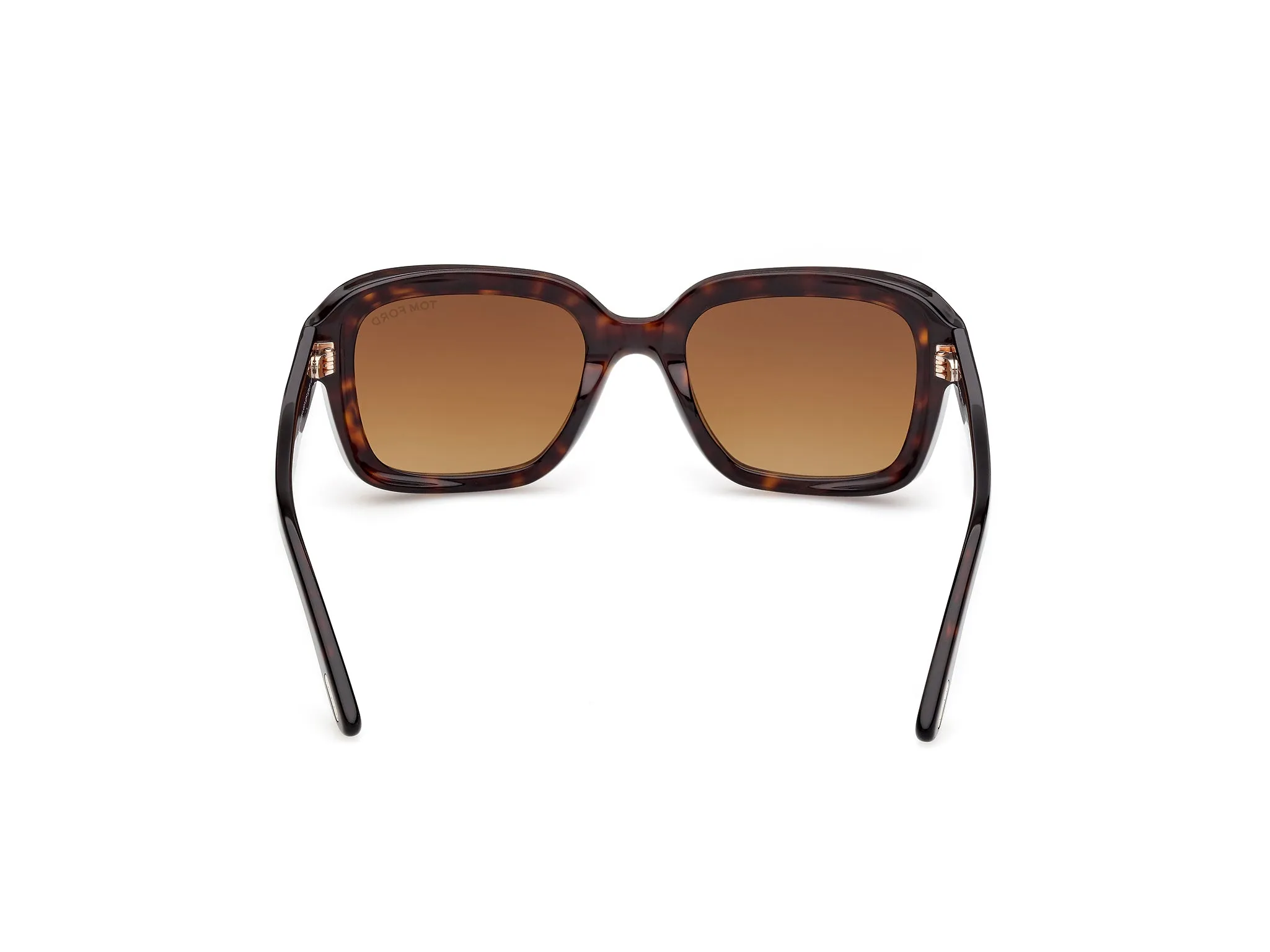 TOM FORD FT1283 NATALIA-02 52F Occhiali da sole Acetato Havana Marrone Squadrata Normale - immagine 4