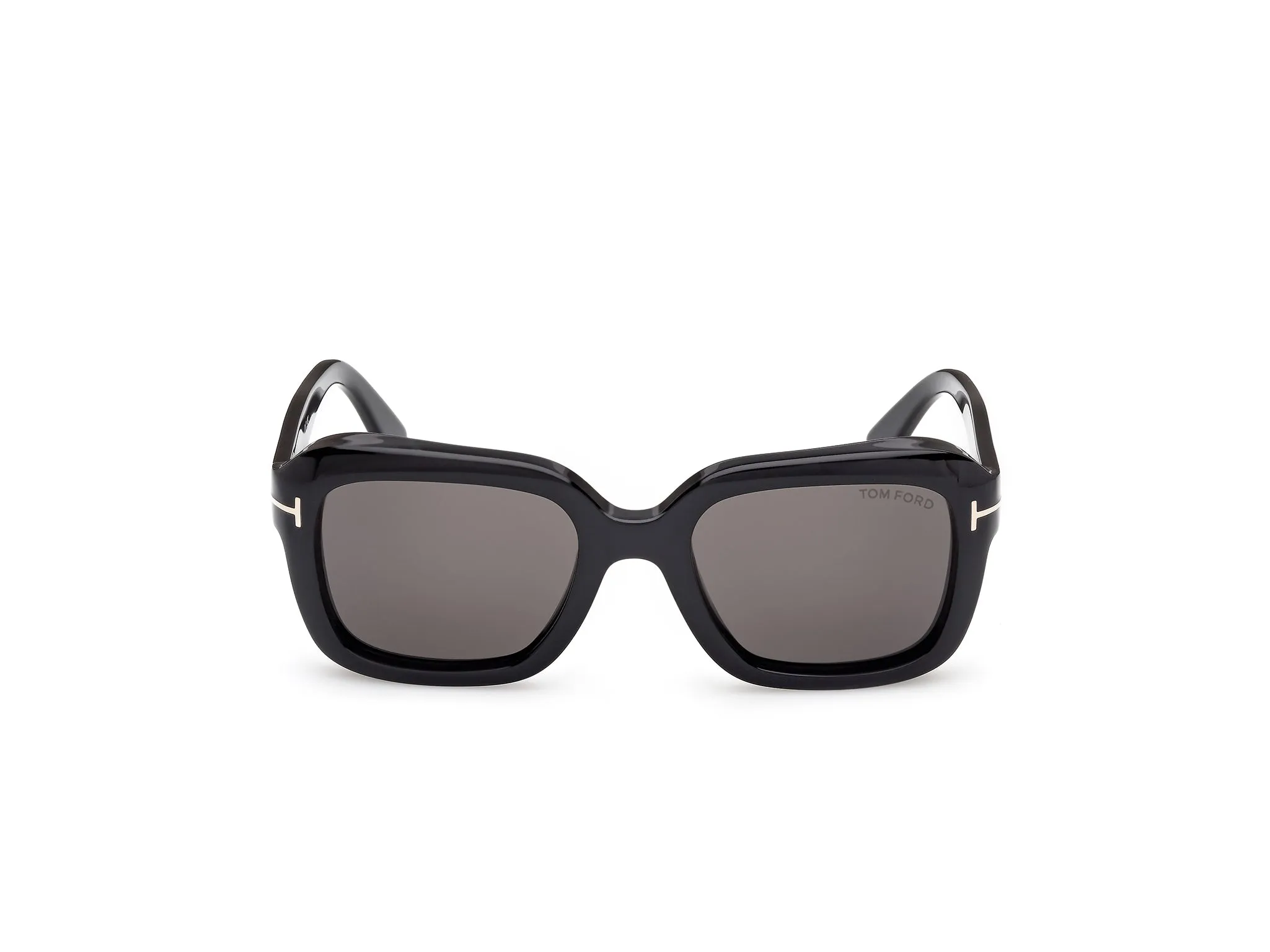 TOM FORD FT1283 NATALIA-02 01A Occhiali da sole Acetato Nero Fumo Squadrata Normale - immagine 2