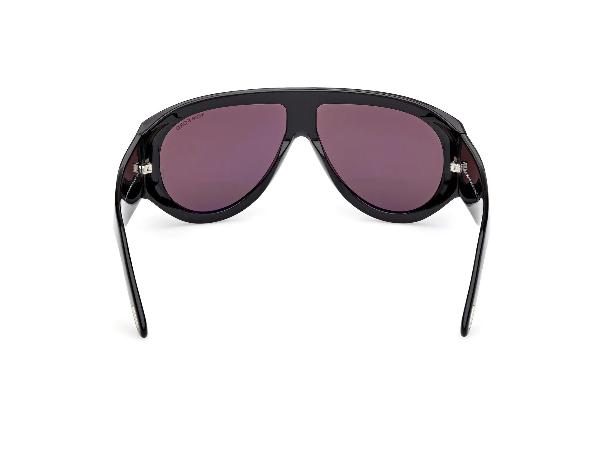 TOM FORD FT1044 BRONSON 01A Occhiali da sole Acetato Nero Fumo Pilot Normale - immagine 4