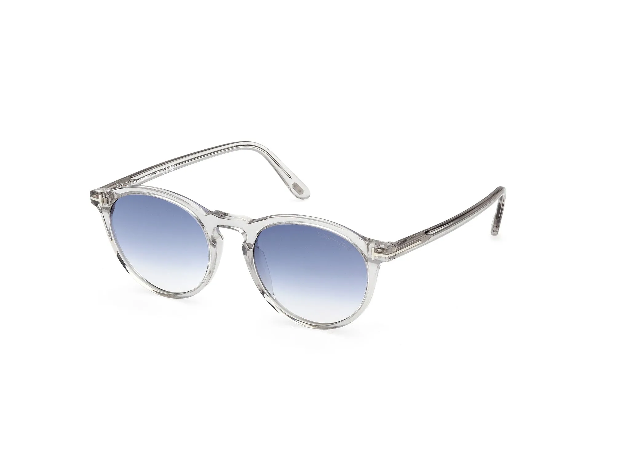 TOM FORD FT0904 AURELE 20W Occhiali da sole Acetato Grigio Blu Rotonda Normale - immagine 1