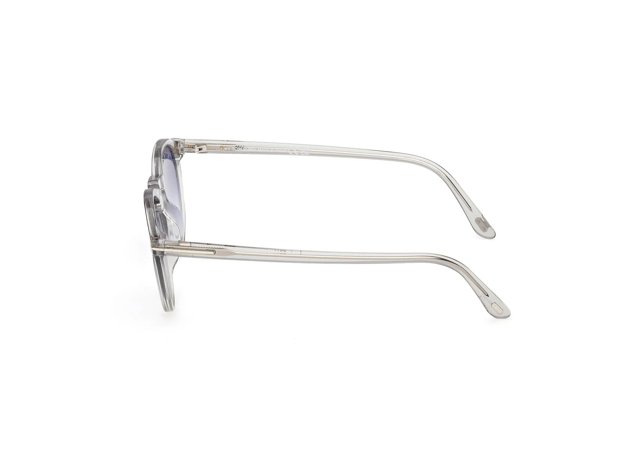 TOM FORD FT0904 AURELE 20W Occhiali da sole Acetato Grigio Blu Rotonda Normale - immagine 3