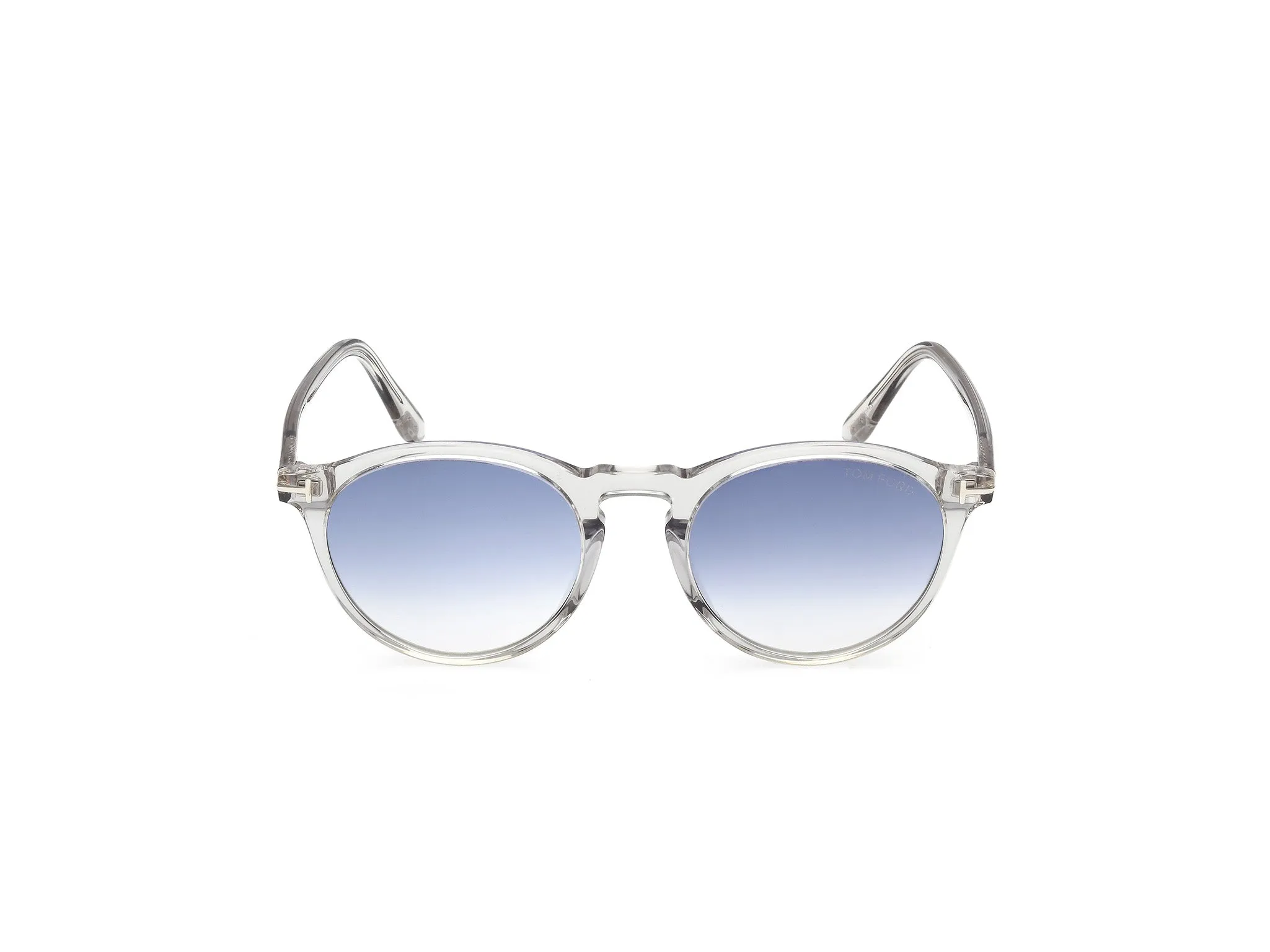 TOM FORD FT0904 AURELE 20W Occhiali da sole Acetato Grigio Blu Rotonda Normale - immagine 2