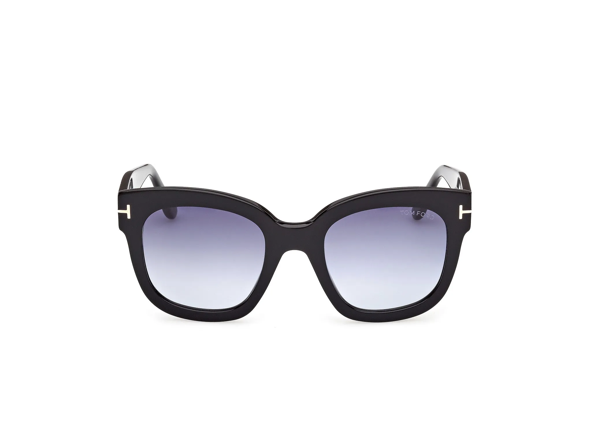 TOM FORD FT0613 BEATRIX-02 01W Occhiali da sole Acetato Nero Blu Geometrica Normale - immagine 2