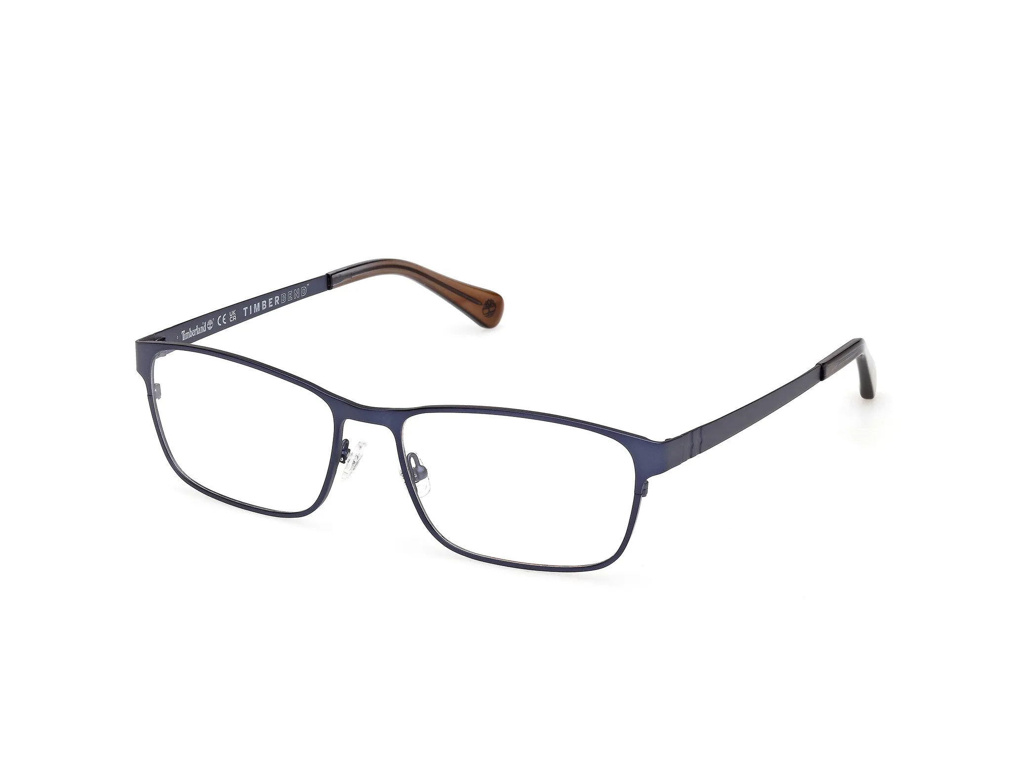 Timberland TB50089 091 Montature da vista Metallo Blu Squadrata Normale - immagine 1