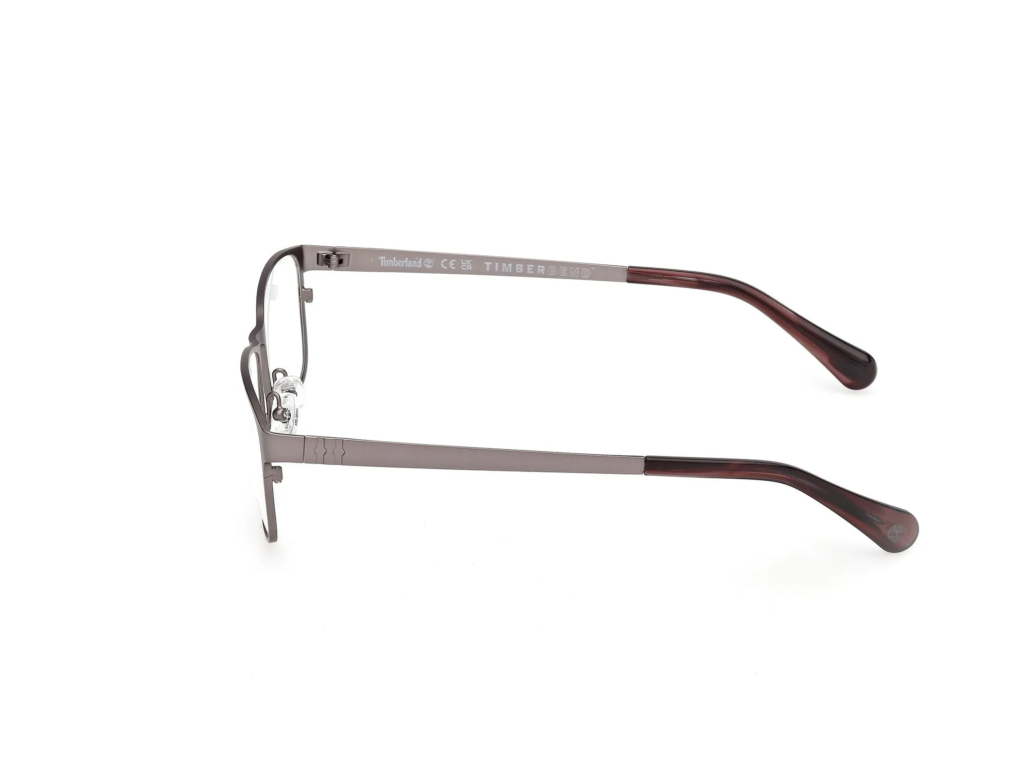 Timberland TB50089 007 Montature da vista Metallo Grigio Squadrata Normale - immagine 3