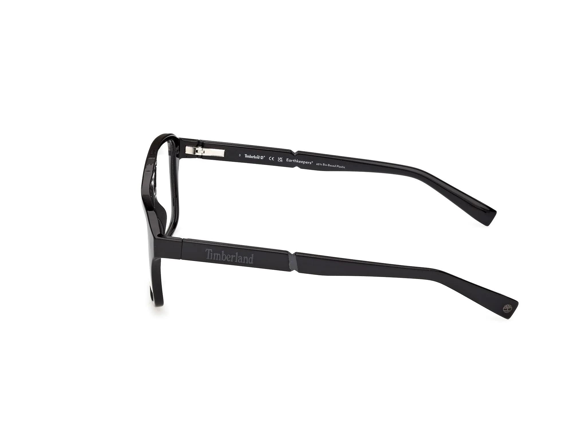 Timberland TB50085 001 Montature da vista Iniettato Nero Squadrata Normale - immagine 3
